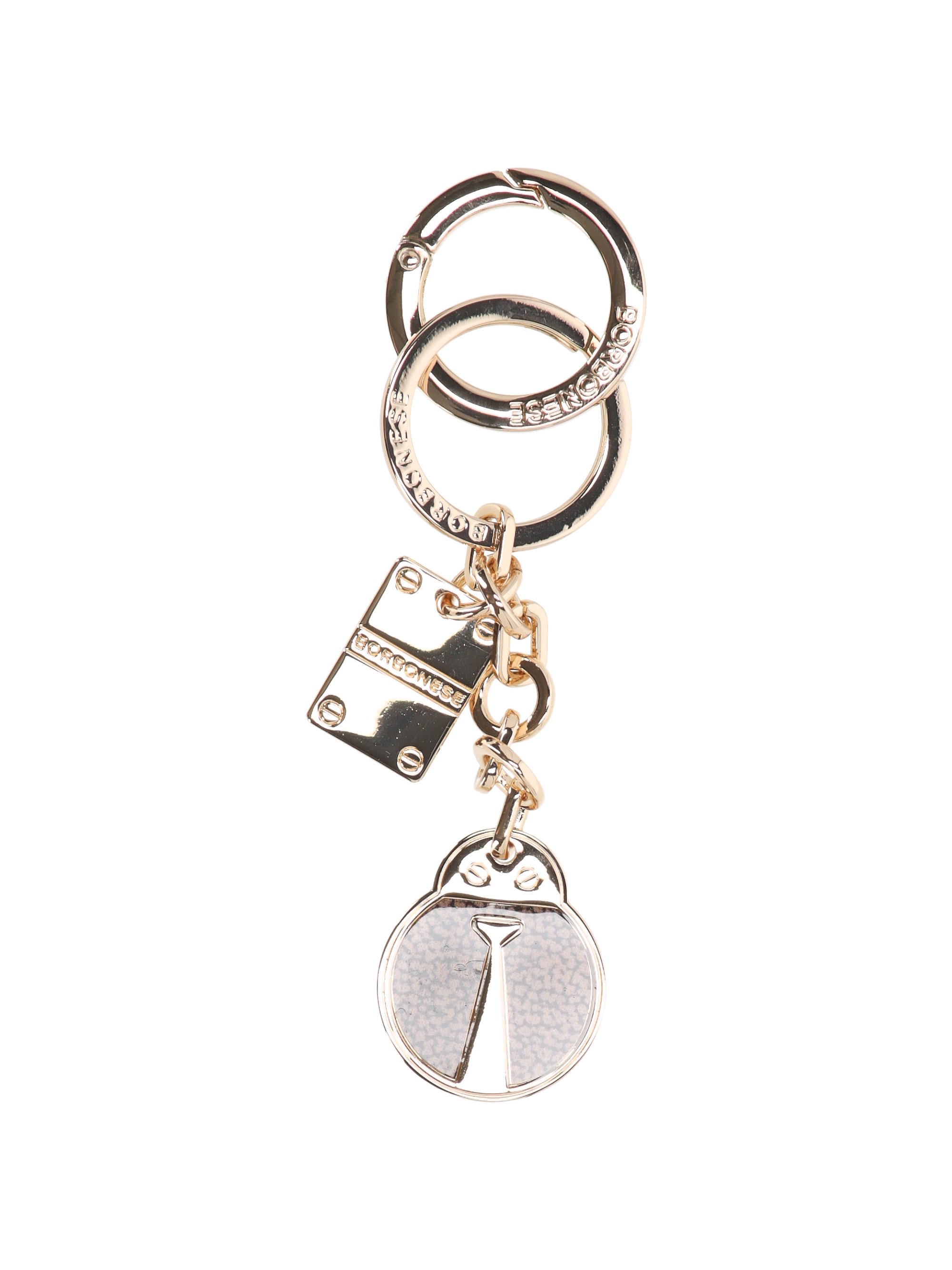 Borbonese Keychains Golden 910770155D37 (BORBONESE / キーリング・キーケース ) | BORBONESE (ボルボネーゼ)