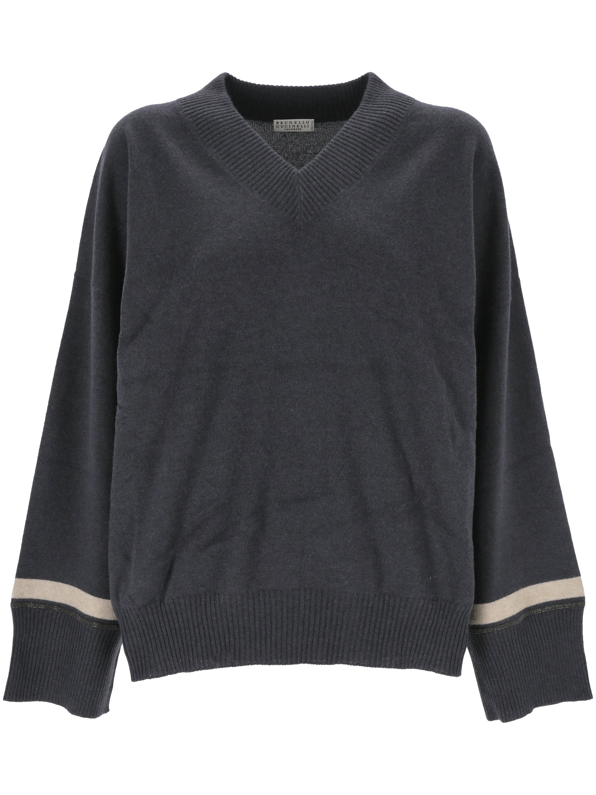 Brunello Cucinelli Sweaters Grey M12191202CJC73 (Brunello Cucinelli / ニット・セーター・カーディガン ) | Brunello Cucinelli (ブルネロ・クチネリ)