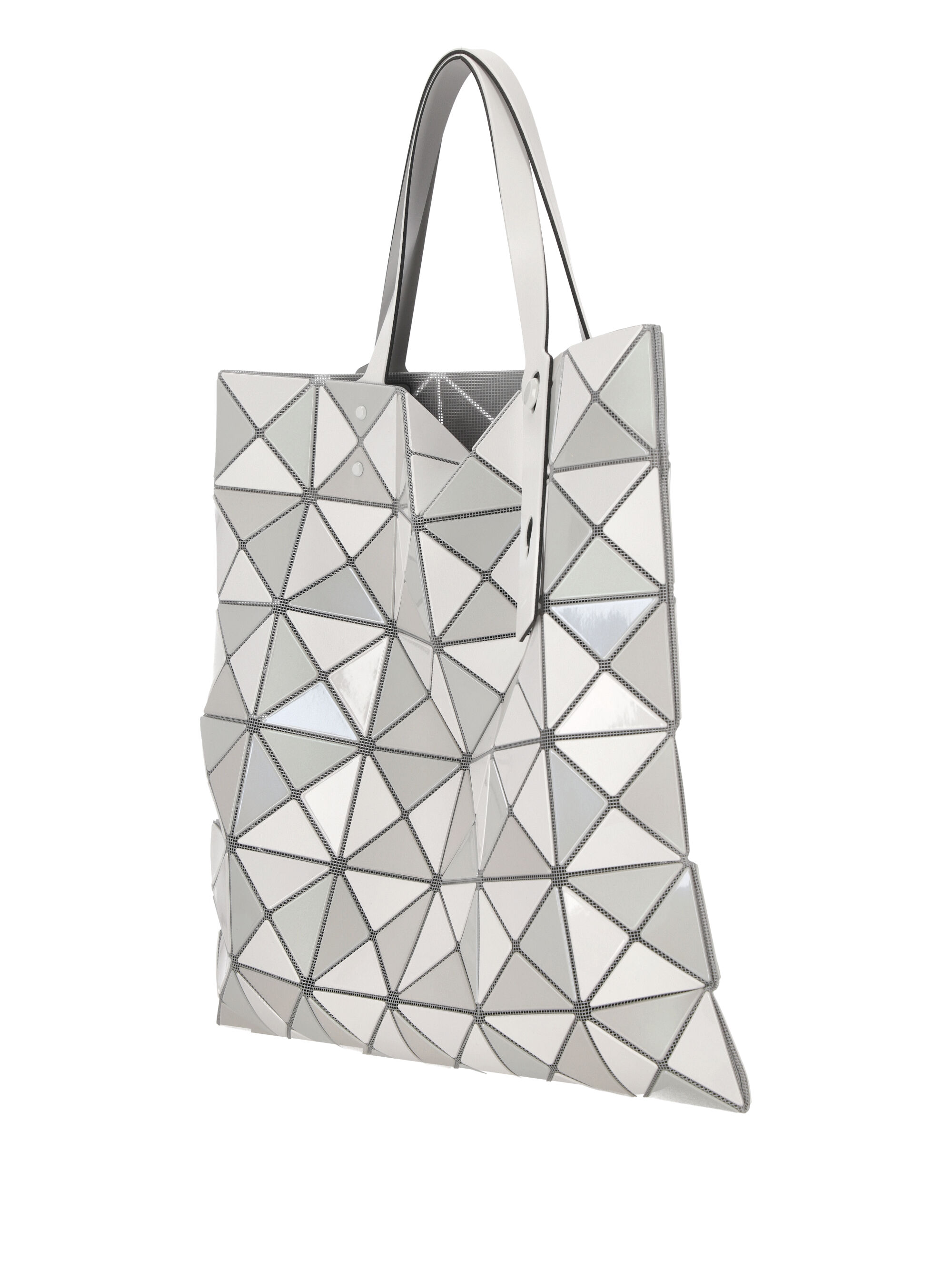 Bao Bao Issey Miyake Bags.. White BB46AG82101 (BAO BAO ISSEY MIYAKE / ハンドバッグ・ショルダーバッグ ) | BAO BAO ISSEY MIYAKE (バオバオイッセイミヤケ)(1)