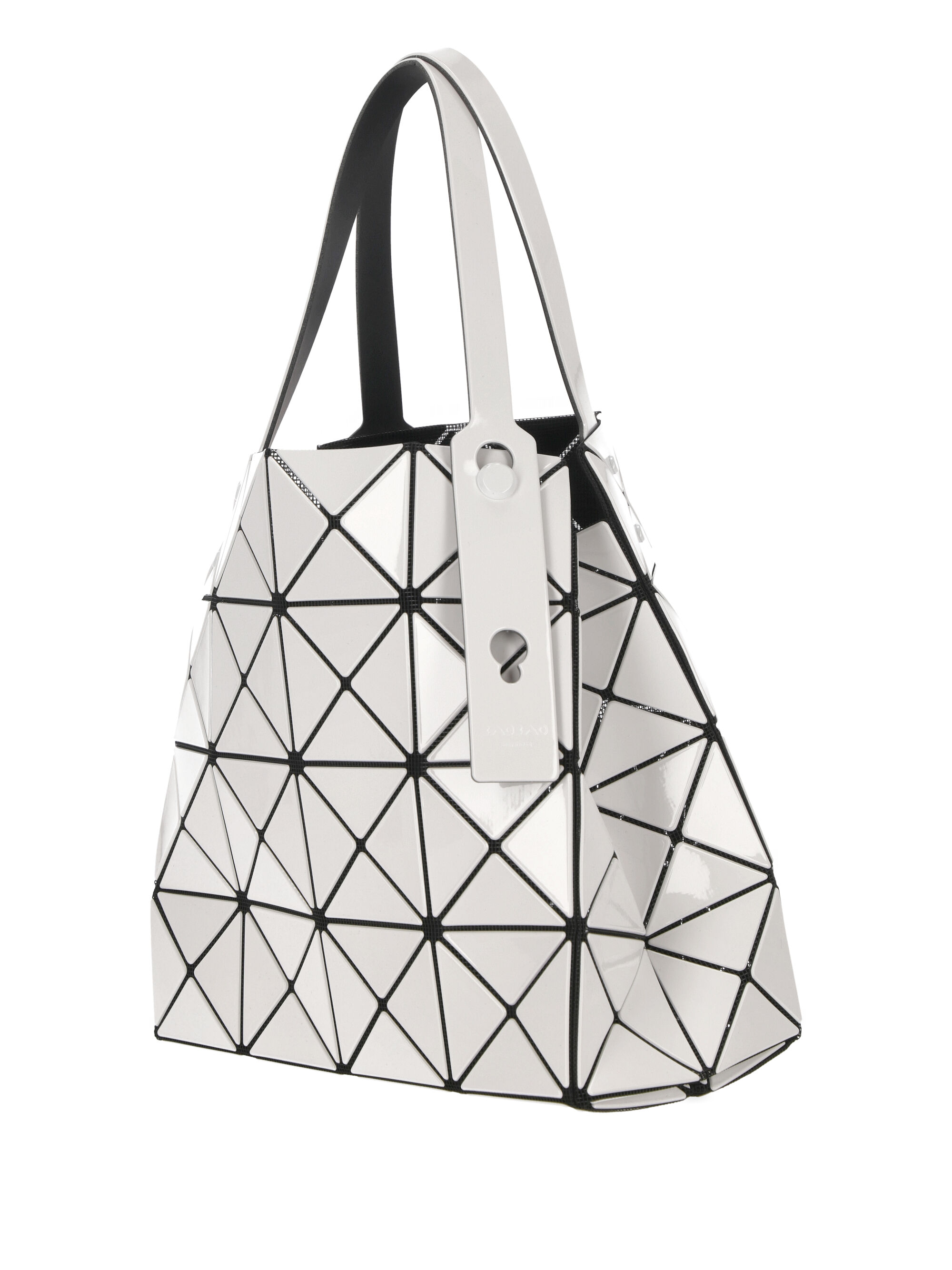 Bao Bao Issey Miyake Bags.. White BB46AG61101 (BAO BAO ISSEY MIYAKE / ハンドバッグ・ショルダーバッグ ) | BAO BAO ISSEY MIYAKE (バオバオイッセイミヤケ)(1)