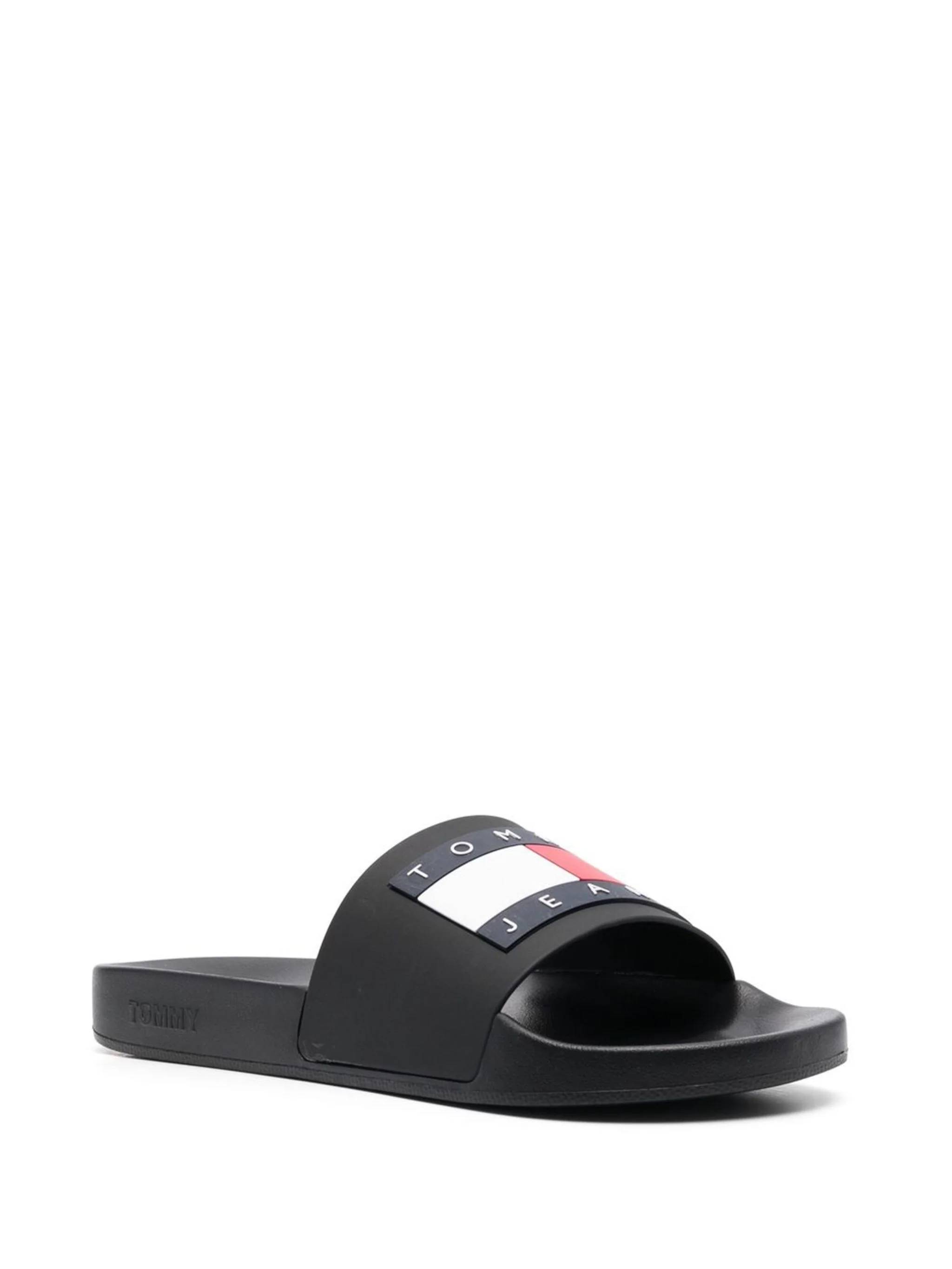 Tommy Hilfiger Flat shoes Black EM0EM01191BDS (TOMMY HILFIGER / サンダル ) | TOMMY HILFIGER (トミーフィルフィガー)(1)