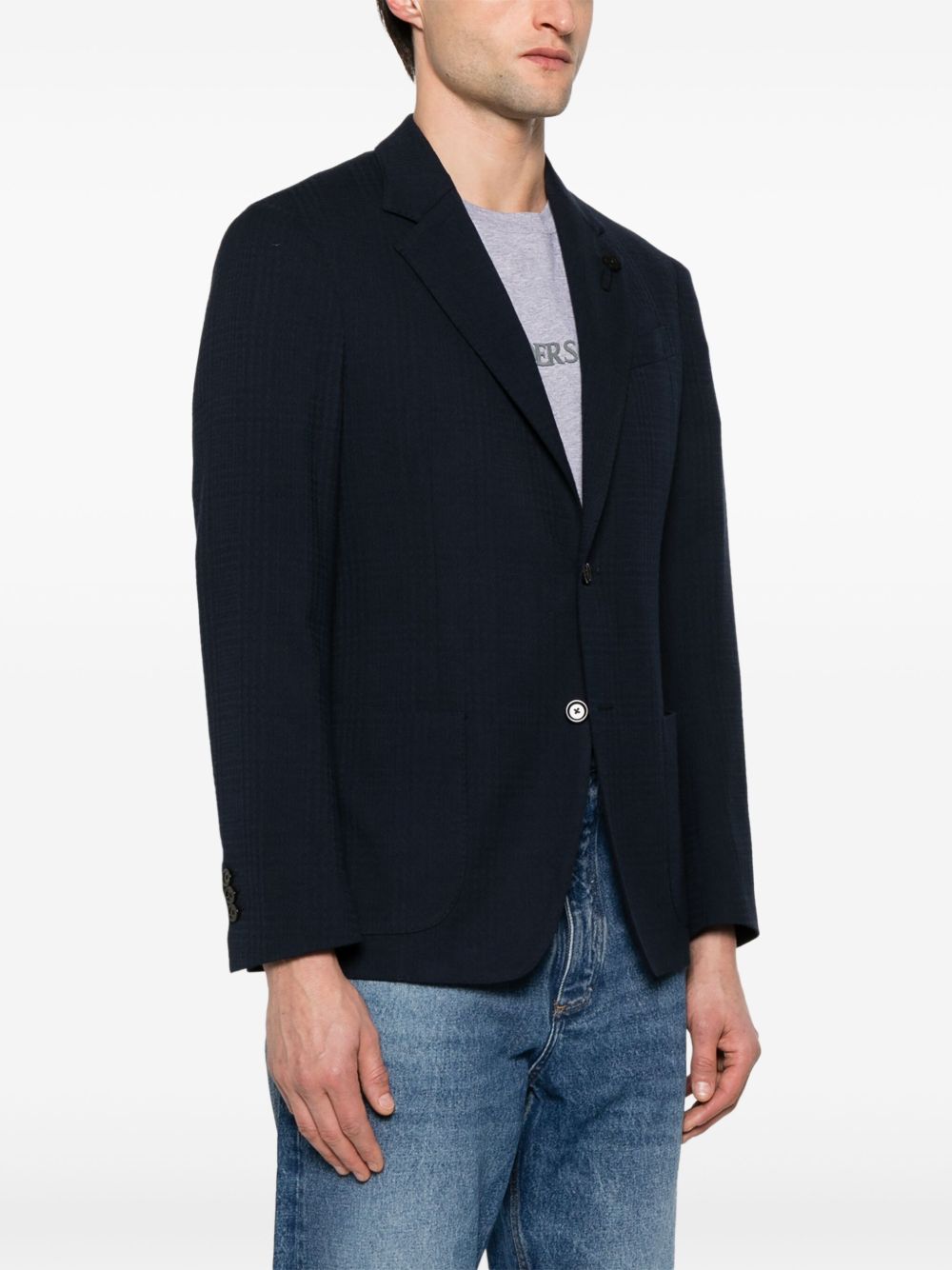 Lardini Jackets Blue ES6202EESIF64512830 (LARDINI / ブレザー・ジャケット ) | LARDINI (ラルディーニ)(3)