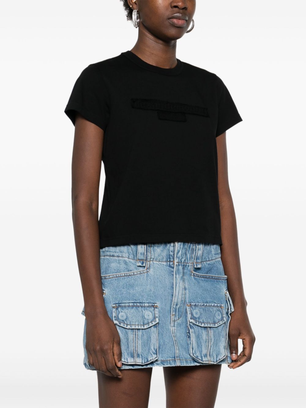 Alexander Wang T-shirts and Polos Black 1CC1251991001 (alexanderwang / Tシャツ・カットソー ) | alexanderwang (アレキサンダーワン)(2)