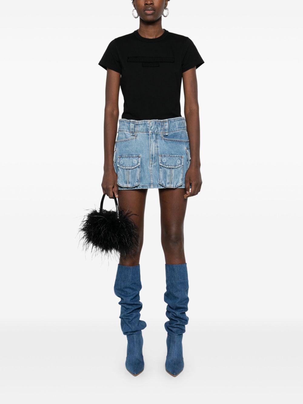 Alexander Wang T-shirts and Polos Black 1CC1251991001 (alexanderwang / Tシャツ・カットソー ) | alexanderwang (アレキサンダーワン)(4)
