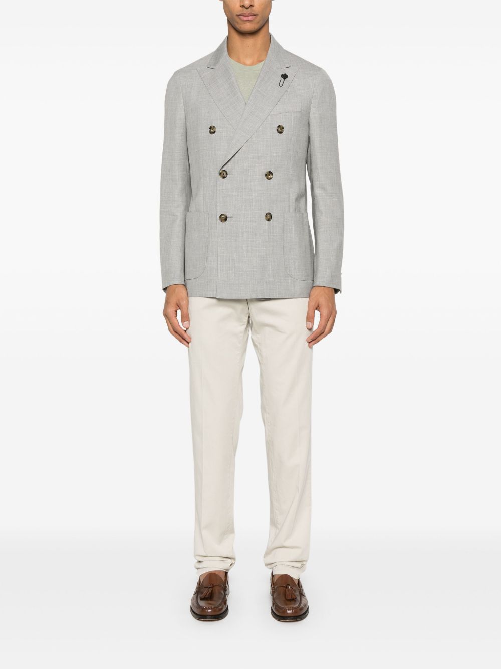 Lardini Jackets Grey ES660AEESIF64522900 (LARDINI / スーツ・ジャケット ) | LARDINI (ラルディーニ)(3)