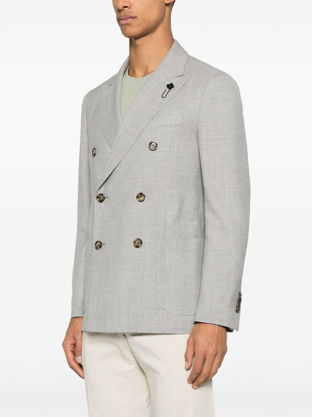 Lardini Jackets Grey ES660AEESIF64522900 (LARDINI / スーツ・ジャケット ) | LARDINI (ラルディーニ)(4)