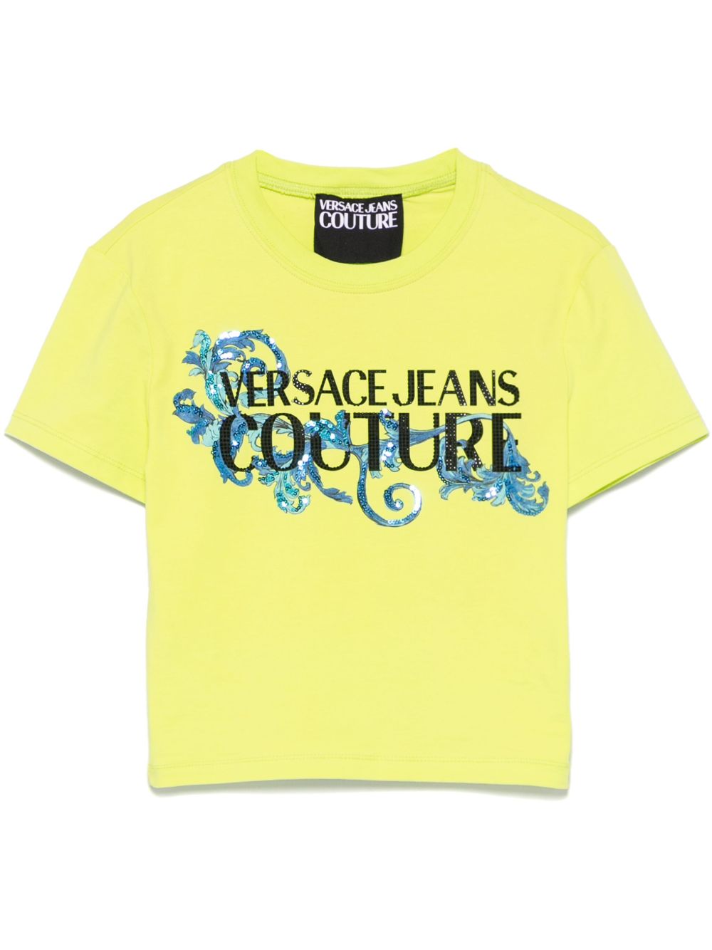 VERSACE JEANS COUTURE T-shirts and Polos Yellow 78HAHC05CJ02C166 (VERSACE JEANS COUTURE / Tシャツ・カットソー ) | VERSACE JEANS COUTURE (ヴェルサーチェ ジーンズ クチュール)