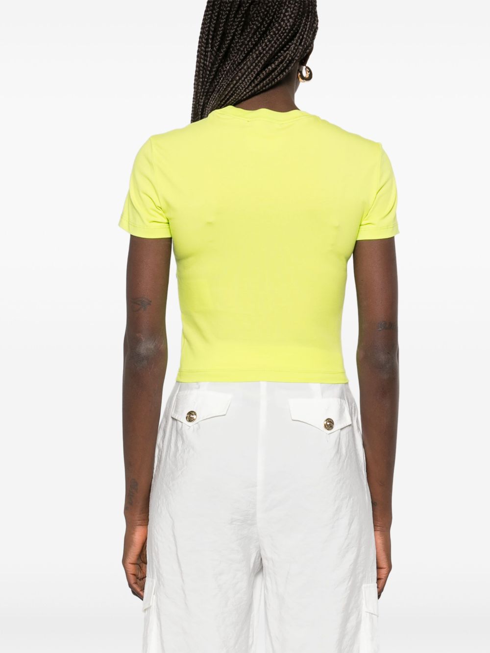 VERSACE JEANS COUTURE T-shirts and Polos Yellow 78HAHC05CJ02C166 (VERSACE JEANS COUTURE / Tシャツ・カットソー ) | VERSACE JEANS COUTURE (ヴェルサーチェ ジーンズ クチュール)(2)