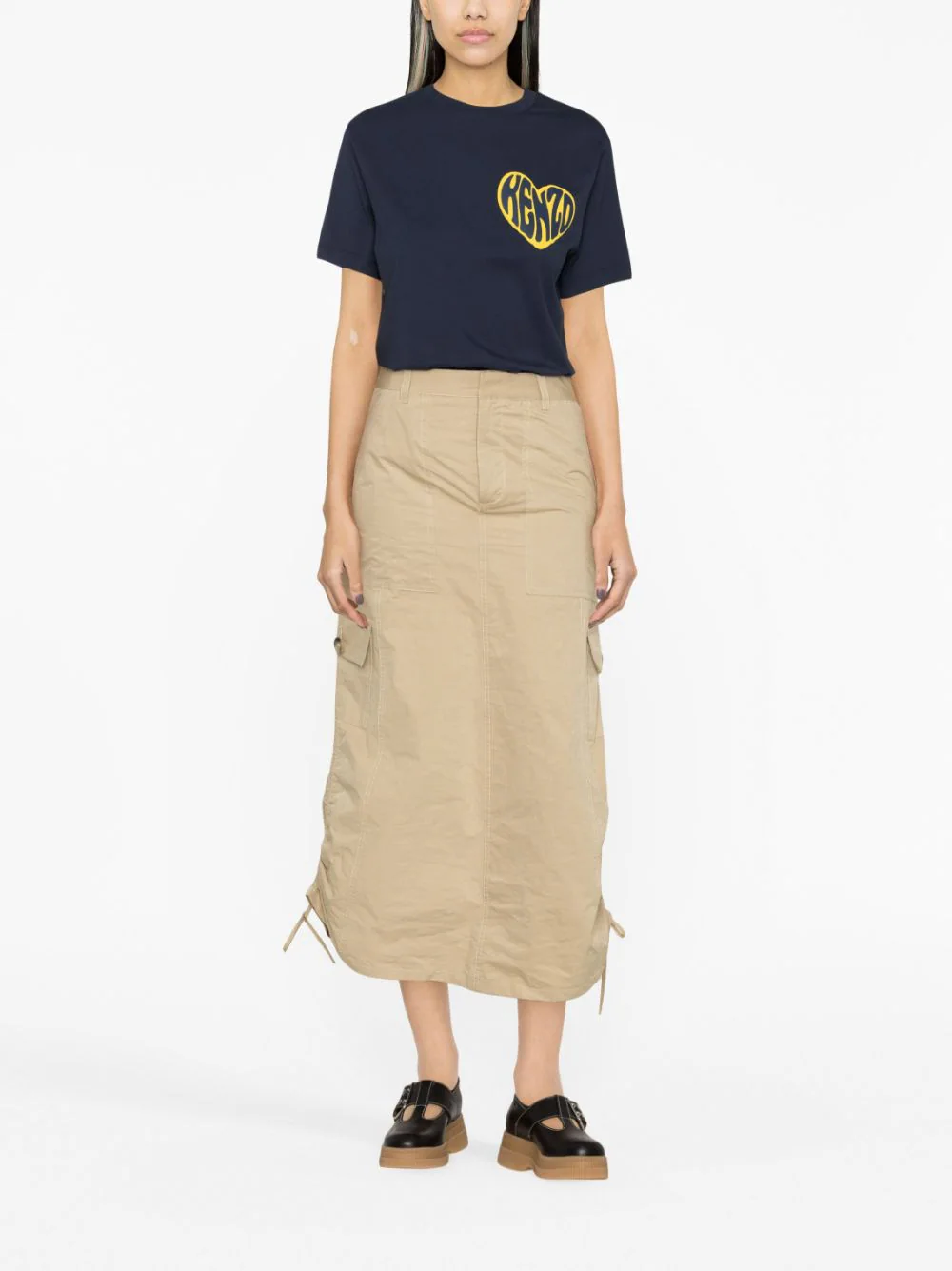 Kenzo T-shirts and Polos Blue FD62TS0714SO77 (KENZO / Tシャツ・カットソー ) | KENZO (ケンゾー)(2)