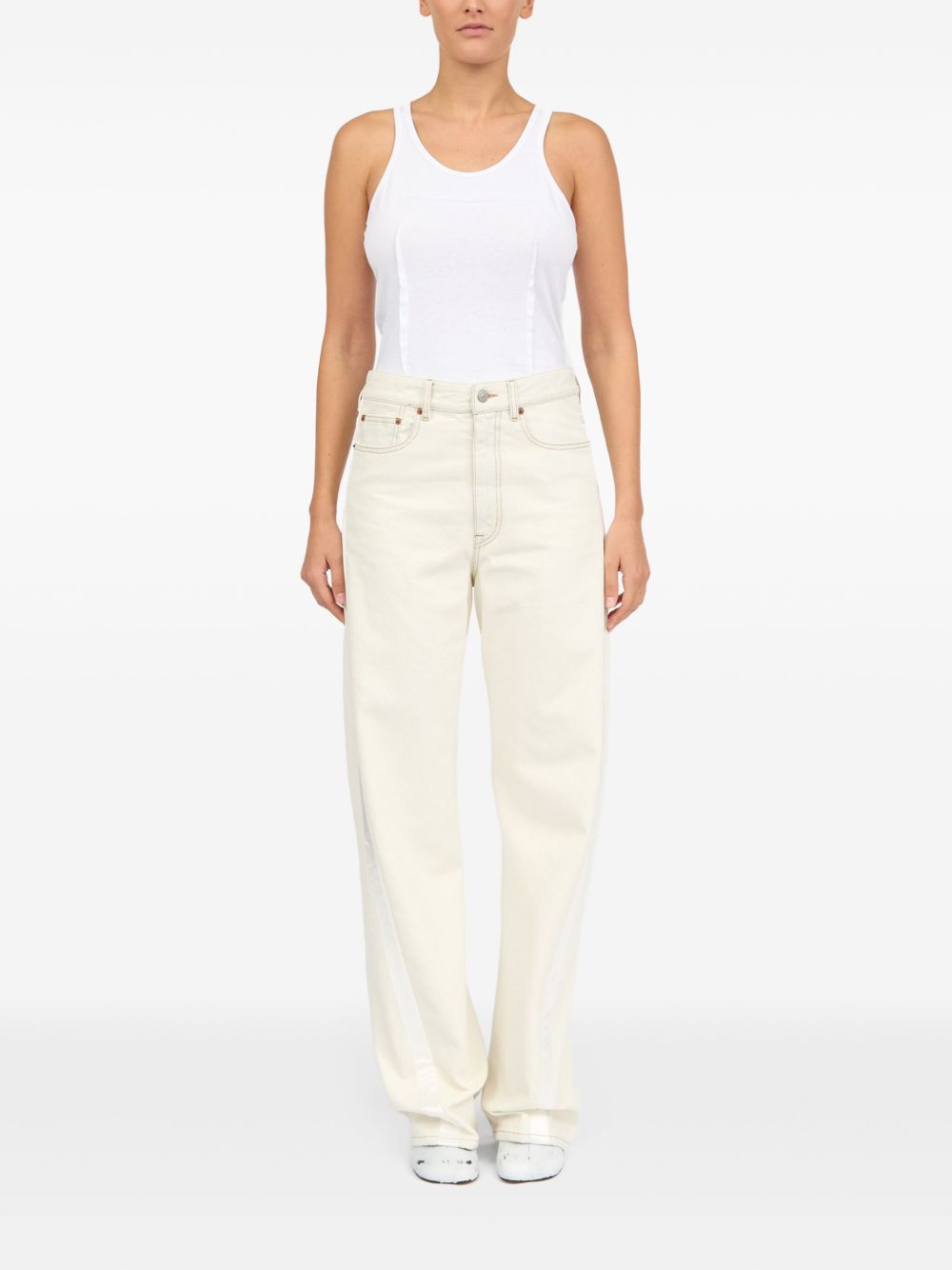 MM6 Maison Margiela Jeans White S62LB0190M30018963 (MM6 Maison Margiela / ジーンズ ) | MM6 Maison Margiela (エムエムシックス)(4)