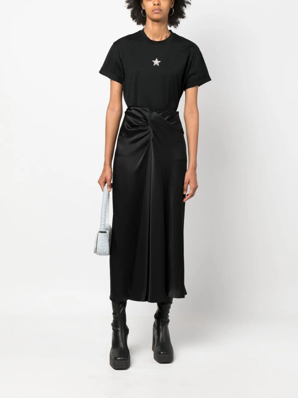 Stella McCartney T-shirts and Polos Black 6J01733SPX671000 (Stella McCartney / Tシャツ・カットソー ) | Stella McCartney (ステラ マッカートニー)(1)