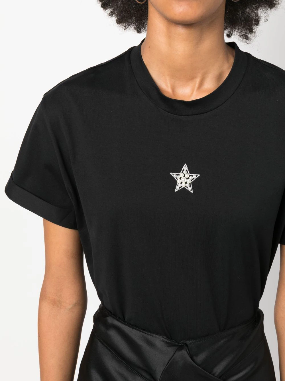 Stella McCartney T-shirts and Polos Black 6J01733SPX671000 (Stella McCartney / Tシャツ・カットソー ) | Stella McCartney (ステラ マッカートニー)(4)