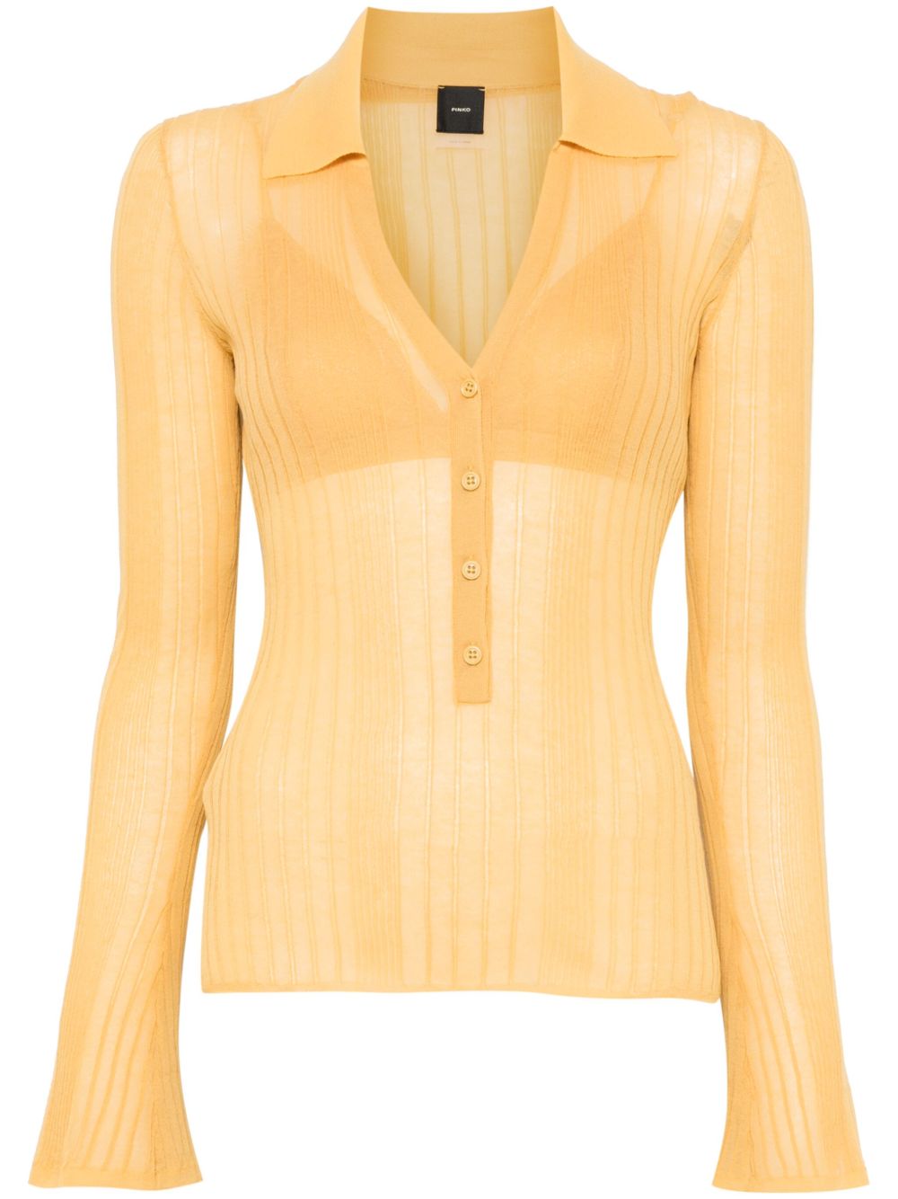 Pinko T-shirts and Polos Yellow 104770A1NDANNAPURNAC43 (PINKO / ポロシャツ ) | PINKO (ピンコ)