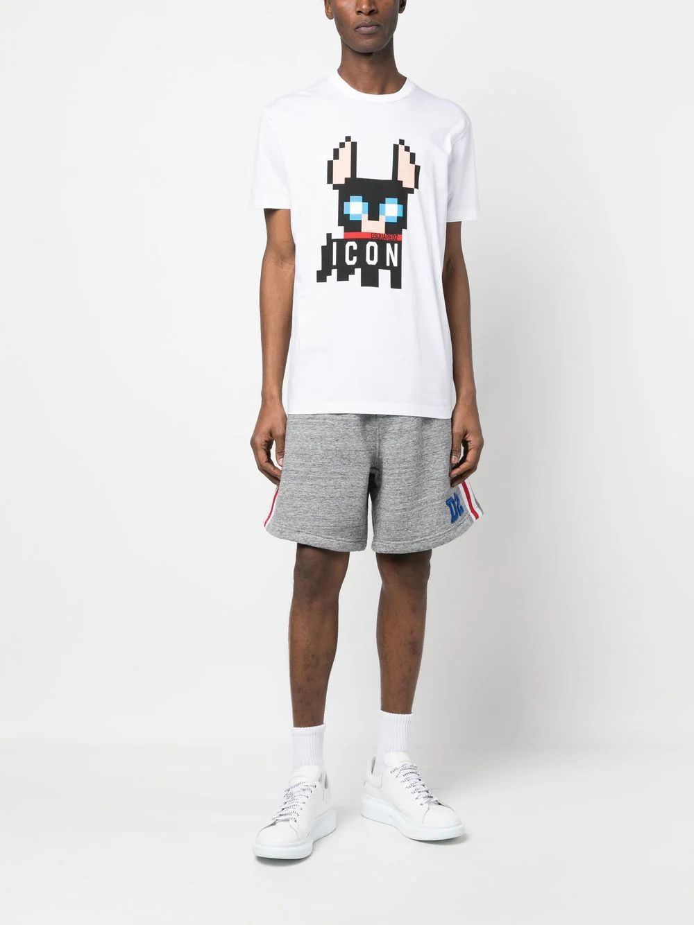 Dsquared2 T-shirts and Polos White S79GC0073S23009100 (Dsquared2 / Tシャツ・カットソー ) | Dsquared2 (ディースクエアード)(1)