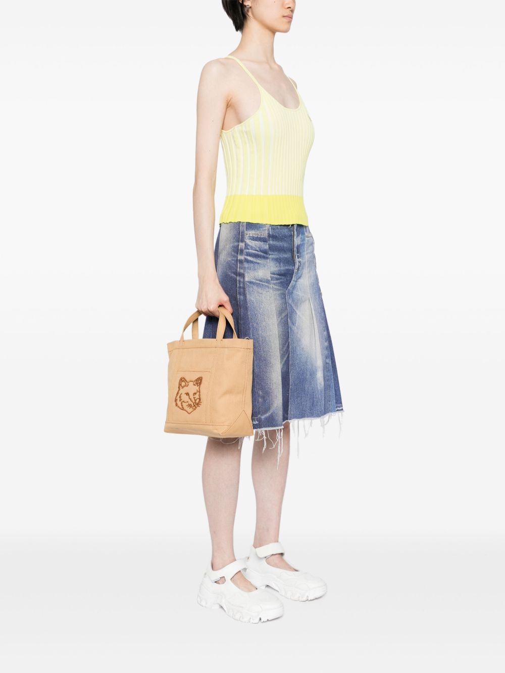 MAISON KITSUNE' Bags.. Natural LW05103WW01070102 (Maison Kitsuné / トートバッグ ) | Maison Kitsuné (メゾン キツネ)(4)