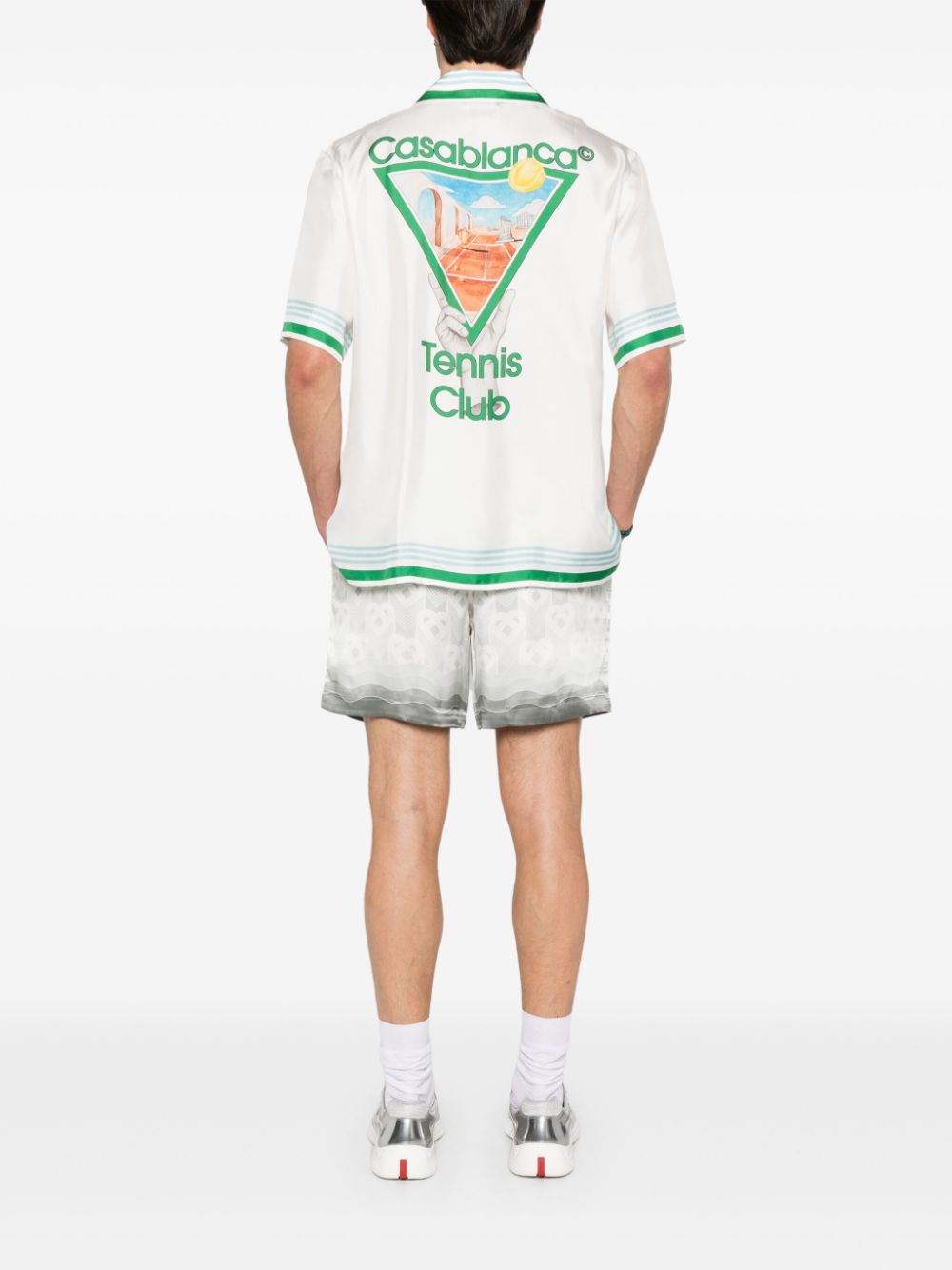 Casablanca Shirts White UMPS25SH00308 (Casablanca / シャツ・ブラウス ) | Casablanca (カサブランカ)(2)
