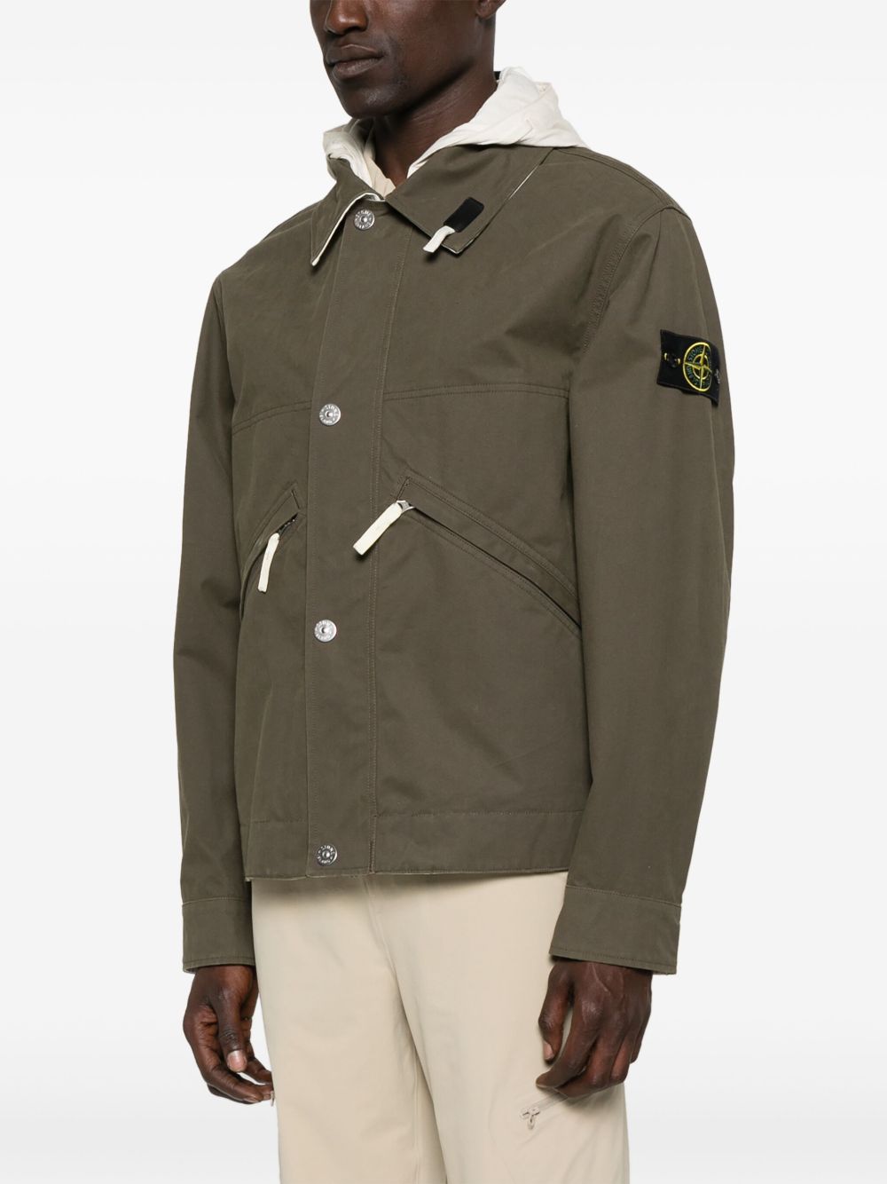 Stone Island Jackets Green K1S154100080S0110V0054 (STONE ISLAND / スーツ・ジャケット ) | STONE ISLAND (ストーンアイランド)(1)