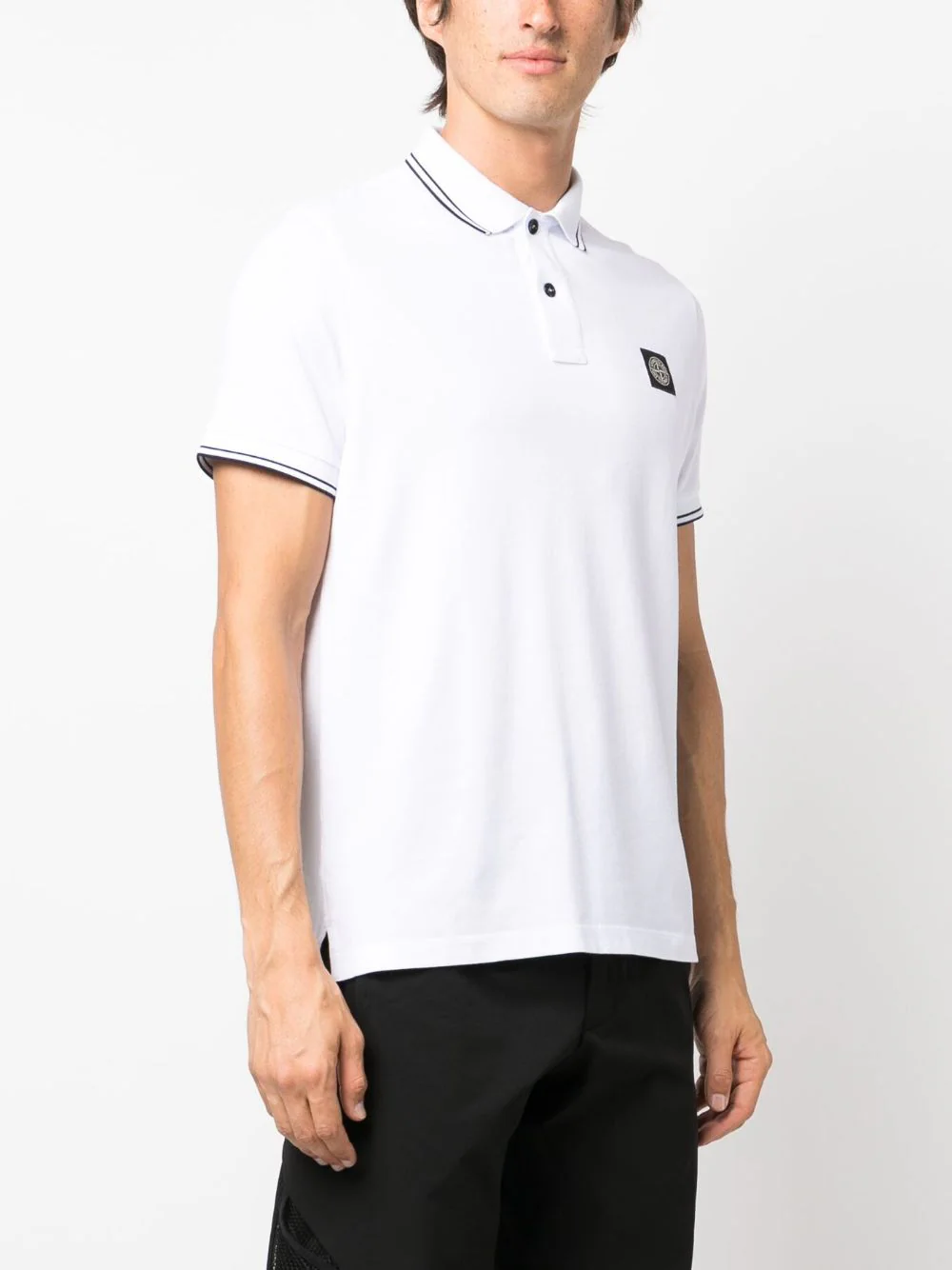 Stone Island T-shirts and Polos White 79152SC18A1001 (STONE ISLAND / ポロシャツ ) | STONE ISLAND (ストーンアイランド)(2)