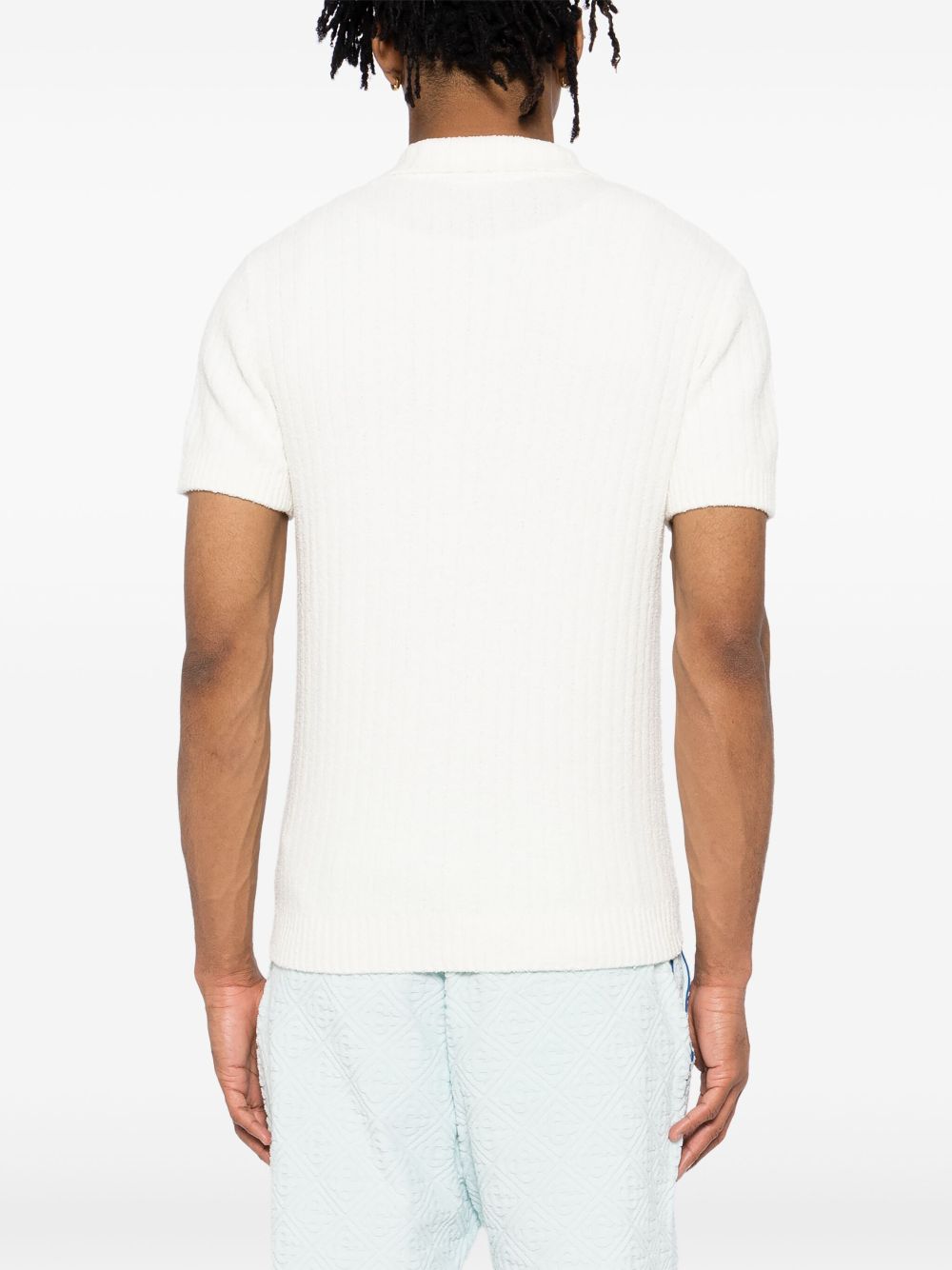 Casablanca T-shirts and Polos White MPS25KW78001 (Casablanca / ポロシャツ ) | Casablanca (カサブランカ)(2)