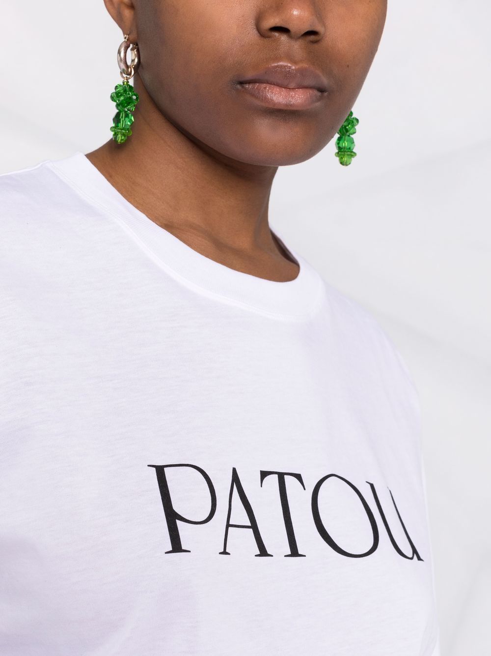 PATOU T-shirts and Polos White JE0299999001W (Patou / Tシャツ・カットソー ) | Patou (パトゥ)(3)