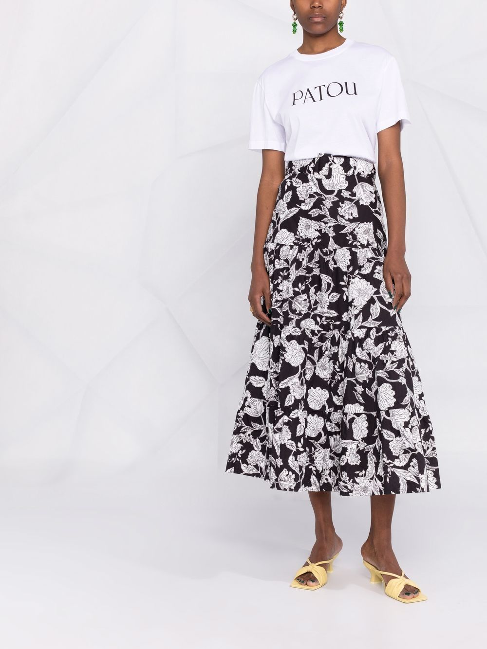 PATOU T-shirts and Polos White JE0299999001W (Patou / Tシャツ・カットソー ) | Patou (パトゥ)(5)