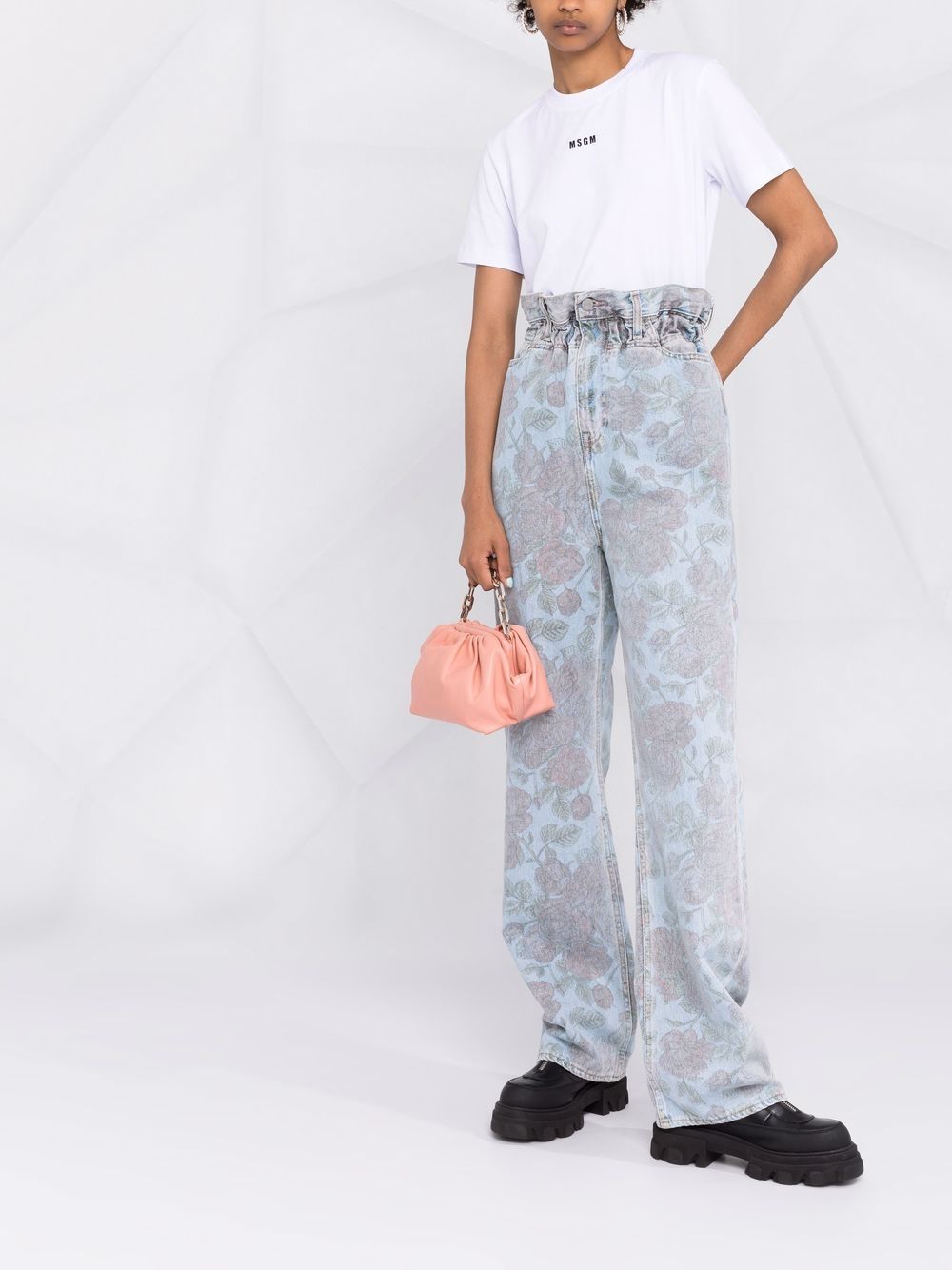 MSGM T-shirts and Polos White 2000MDM50020000201 (MSGM / Tシャツ・カットソー ) | MSGM (エムエスジーエム)(4)
