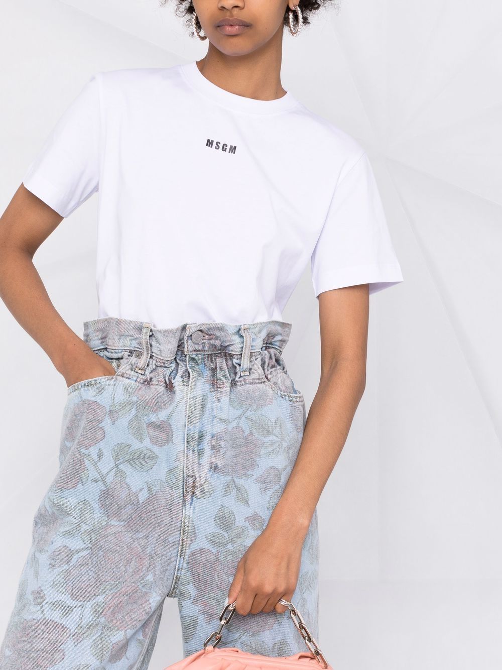 MSGM T-shirts and Polos White 2000MDM50020000201 (MSGM / Tシャツ・カットソー ) | MSGM (エムエスジーエム)(5)