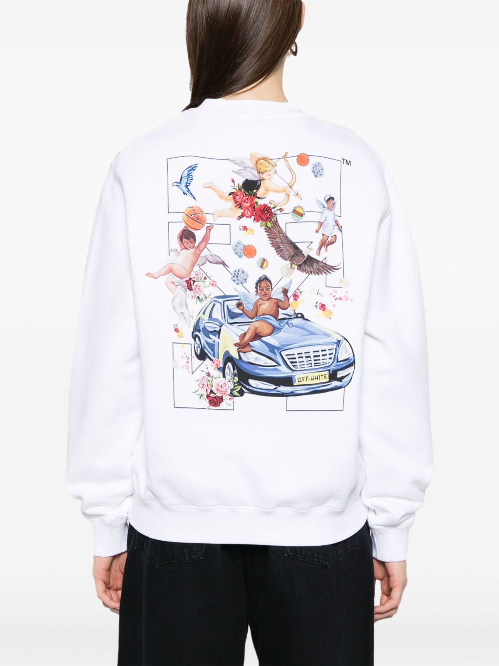 Off White Sweaters White OWBA055S25FLE0010110 (Off-White / スウェット・フーディー ) | Off-White (オフホワイト)(2)