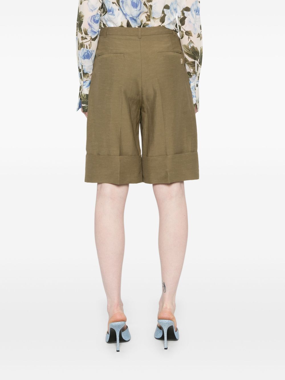 Blugirl Shorts Green RA5181T882390622 (BLUGIRL / ショートパンツ ) | BLUGIRL (ブルーガール)(4)