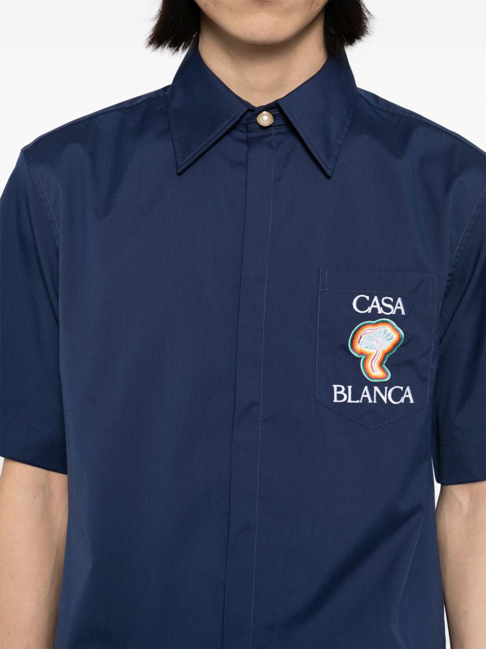 Casablanca Shirts Blue MPS25SH13701 (Casablanca / シャツ・ブラウス ) | Casablanca (カサブランカ)(1)