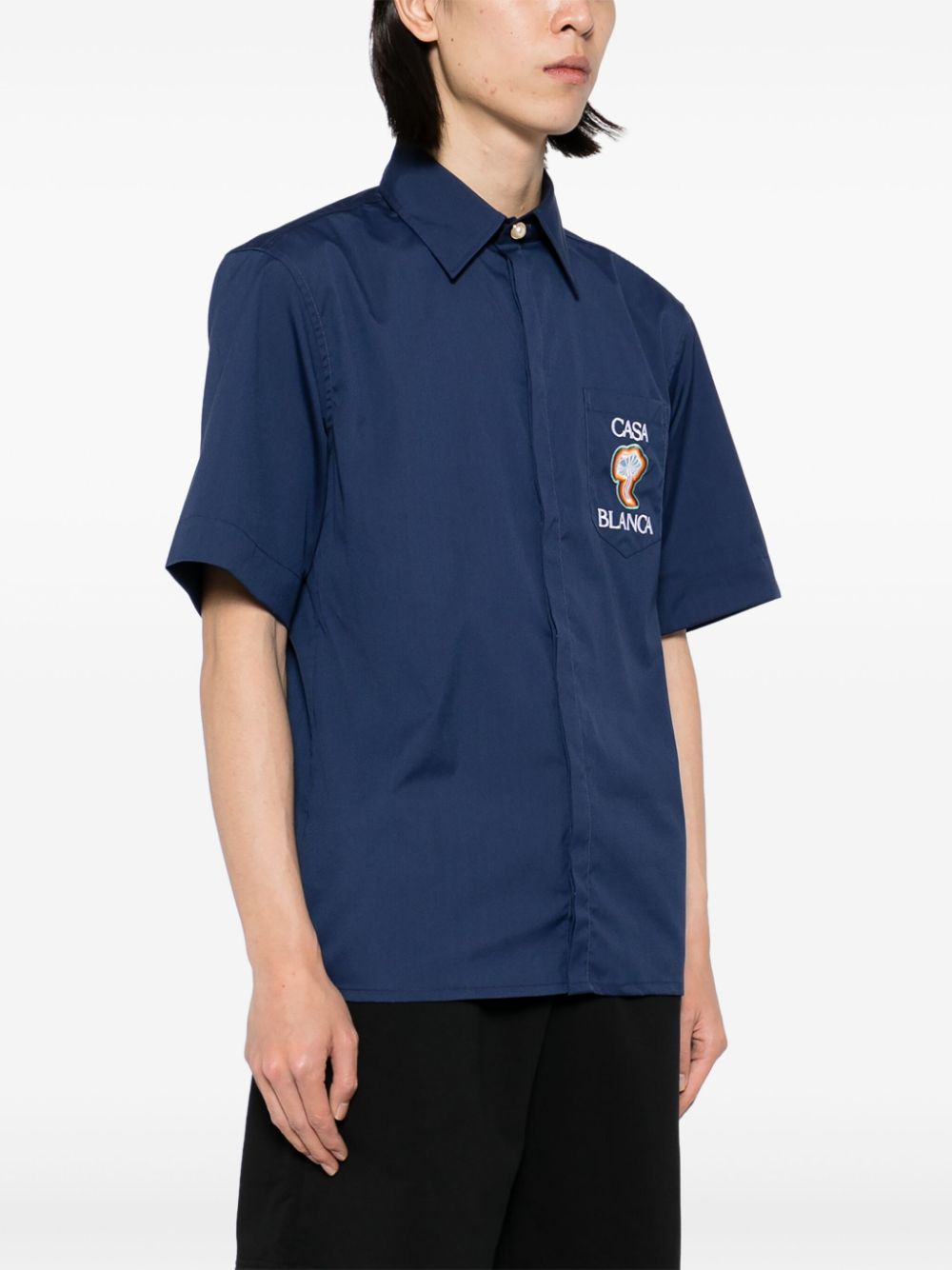 Casablanca Shirts Blue MPS25SH13701 (Casablanca / シャツ・ブラウス ) | Casablanca (カサブランカ)(2)