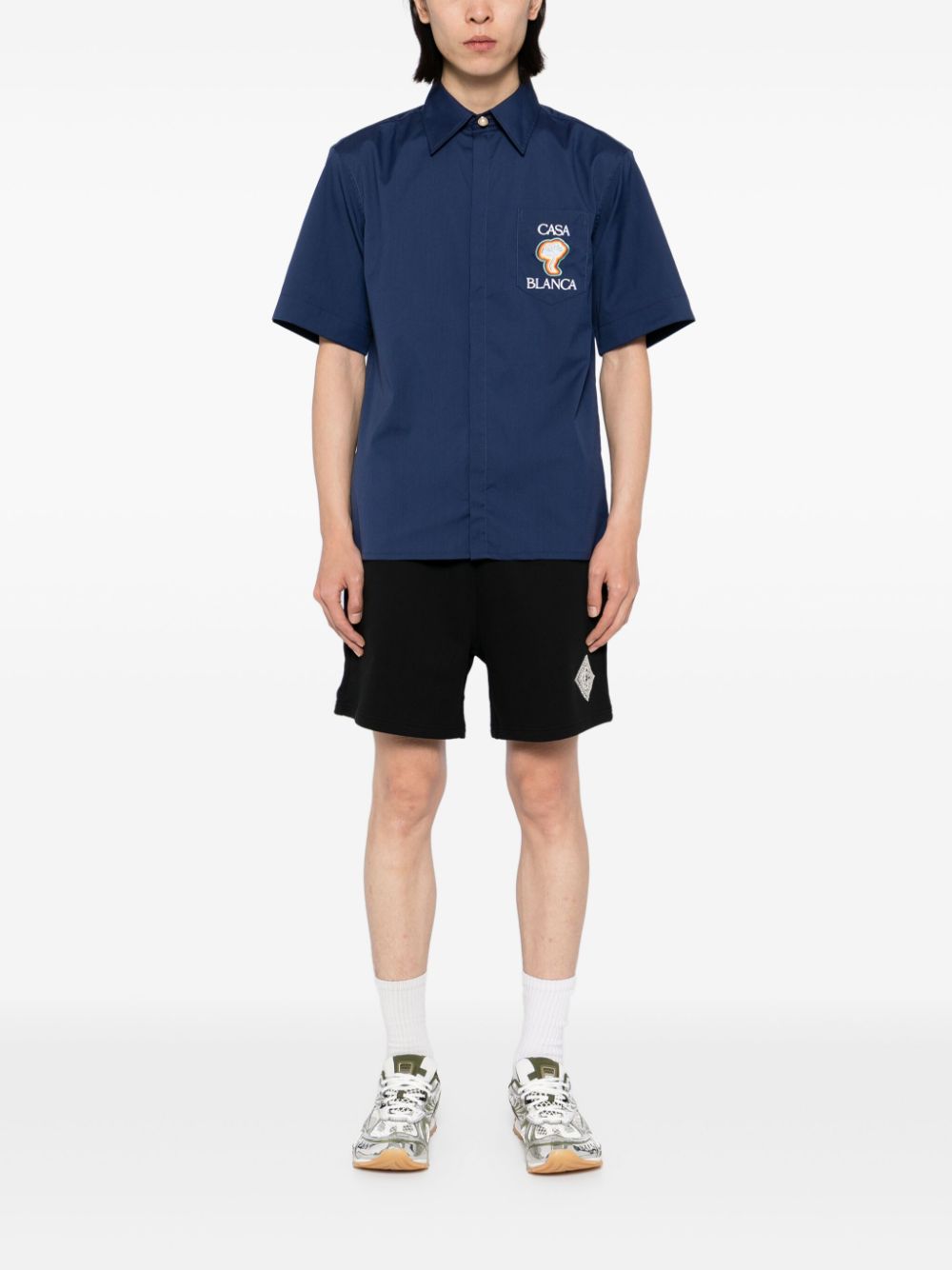 Casablanca Shirts Blue MPS25SH13701 (Casablanca / シャツ・ブラウス ) | Casablanca (カサブランカ)(4)