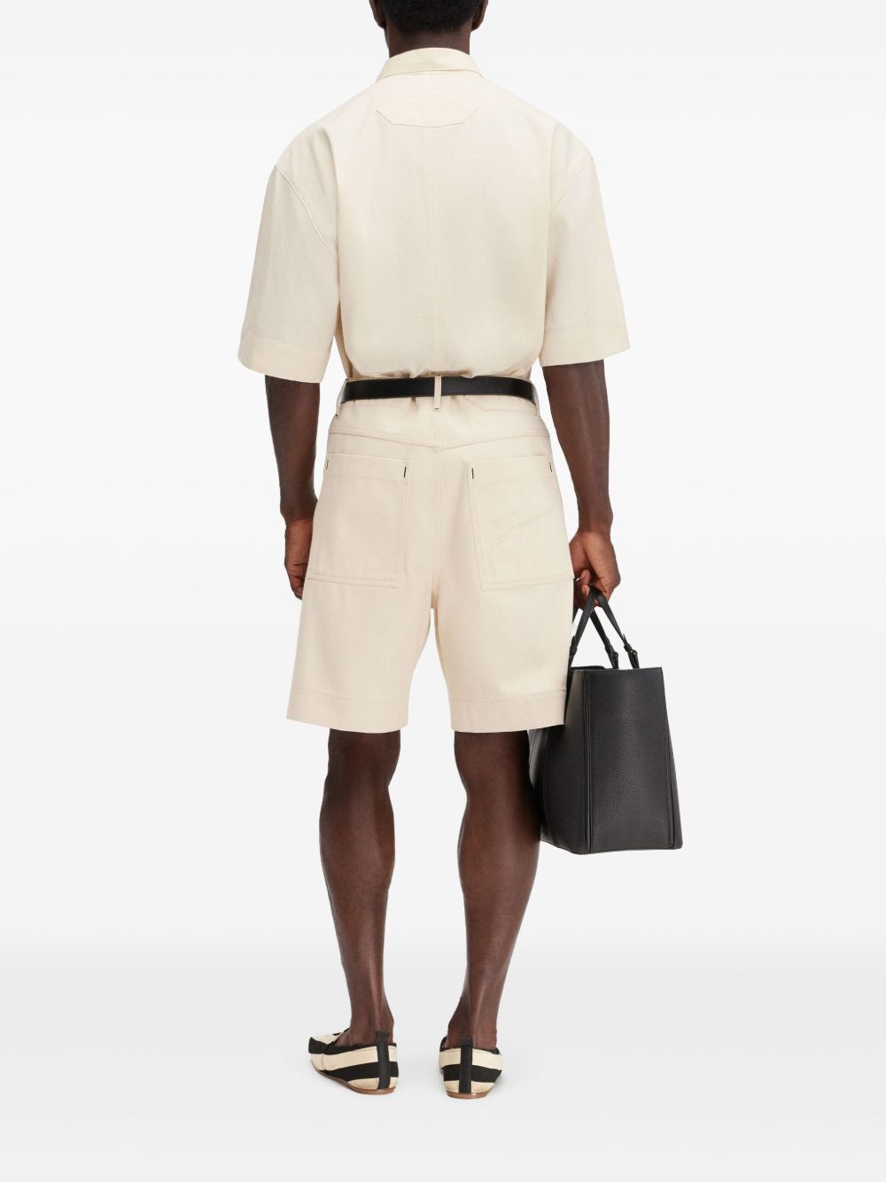 JACQUEMUS Shorts White 255DE0641522110 (JACQUEMUS / ショートパンツ ) | JACQUEMUS (ジャックムス)(2)