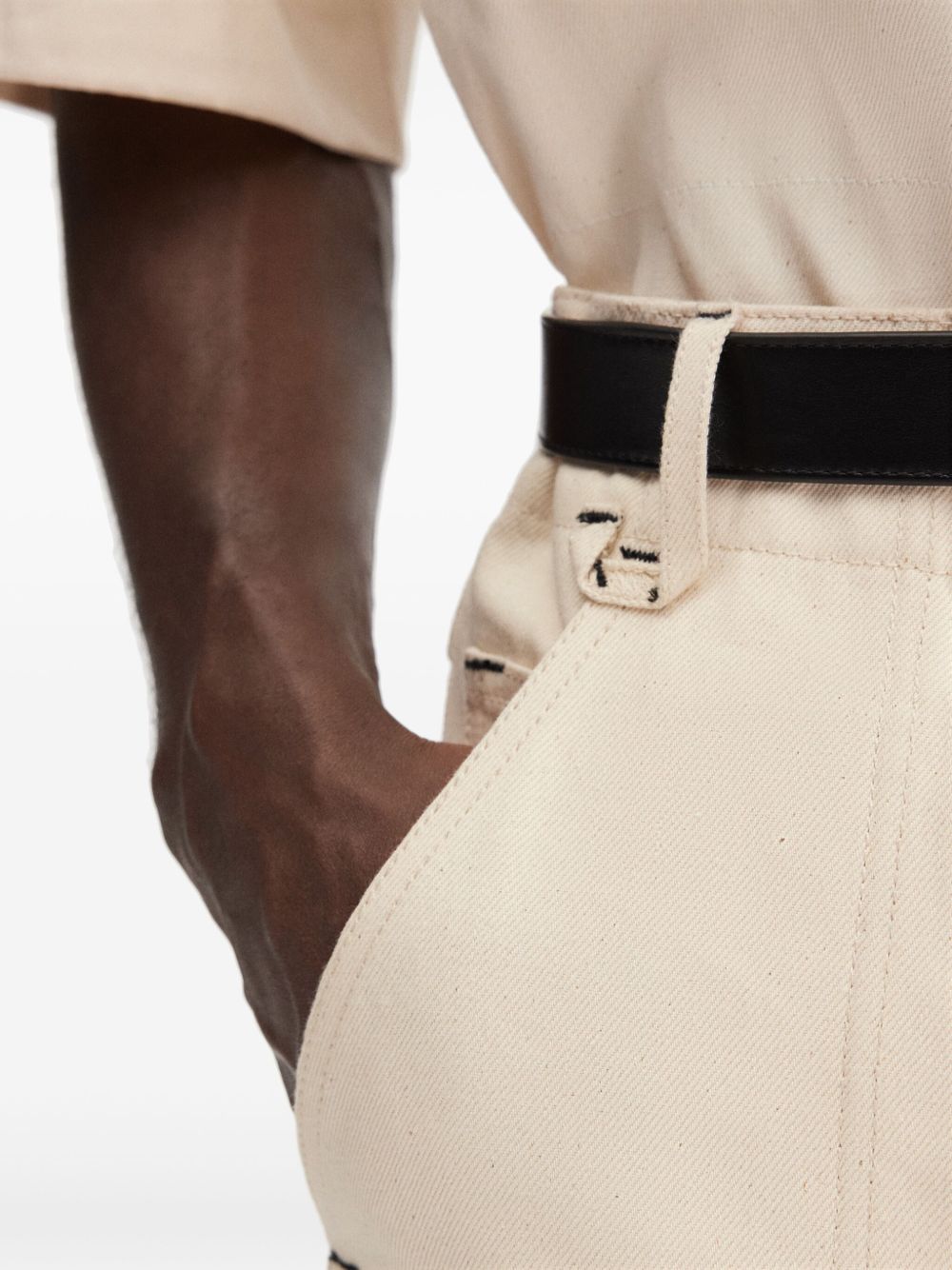 JACQUEMUS Shorts White 255DE0641522110 (JACQUEMUS / ショートパンツ ) | JACQUEMUS (ジャックムス)(4)