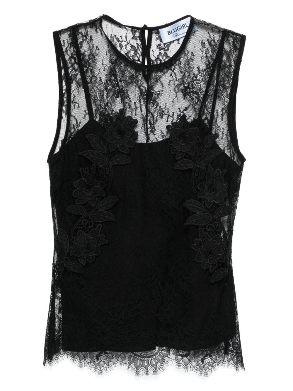 驚きの値段 Blugirl Top Black (BLUGIRL/タンクトップ・キャミソール トップス