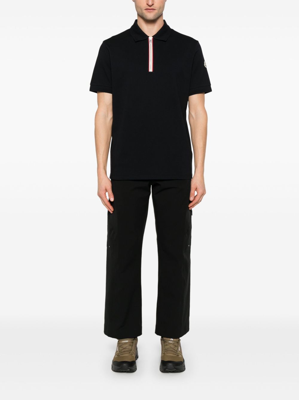 Moncler T-shirts and Polos Blue K10918A0000289A1677X (Moncler / ポロシャツ ) | Moncler (モンクレール)(2)