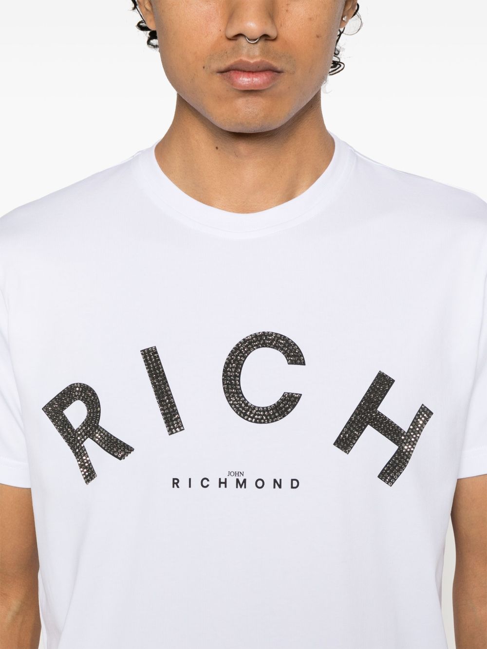John Richmond T-shirts and Polos White RMP25478TSWHT (JOHN RICHMOND / Tシャツ・カットソー ) | JOHN RICHMOND (ジョン リッチモンド)(1)