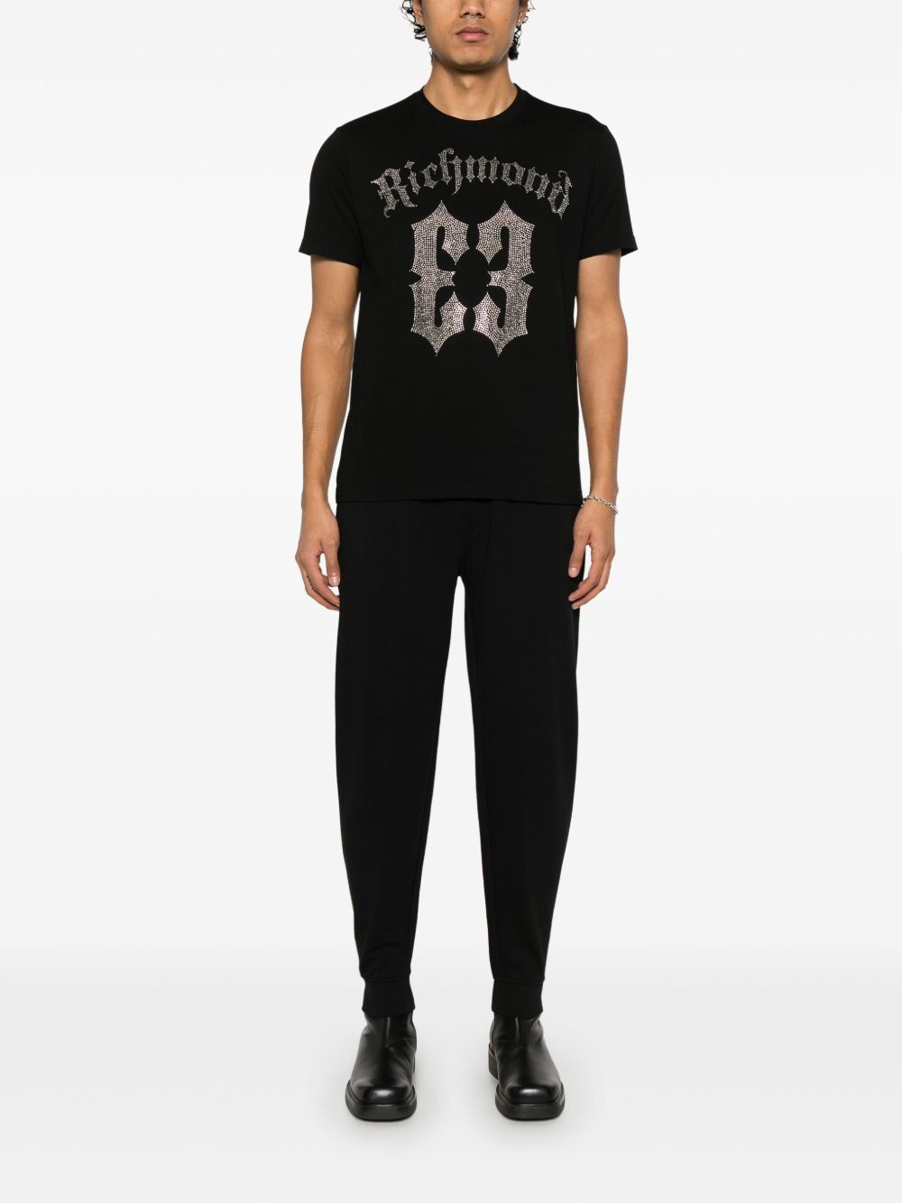 John Richmond T-shirts and Polos Black RMP25480TSBLK (JOHN RICHMOND / Tシャツ・カットソー ) | JOHN RICHMOND (ジョン リッチモンド)(3)