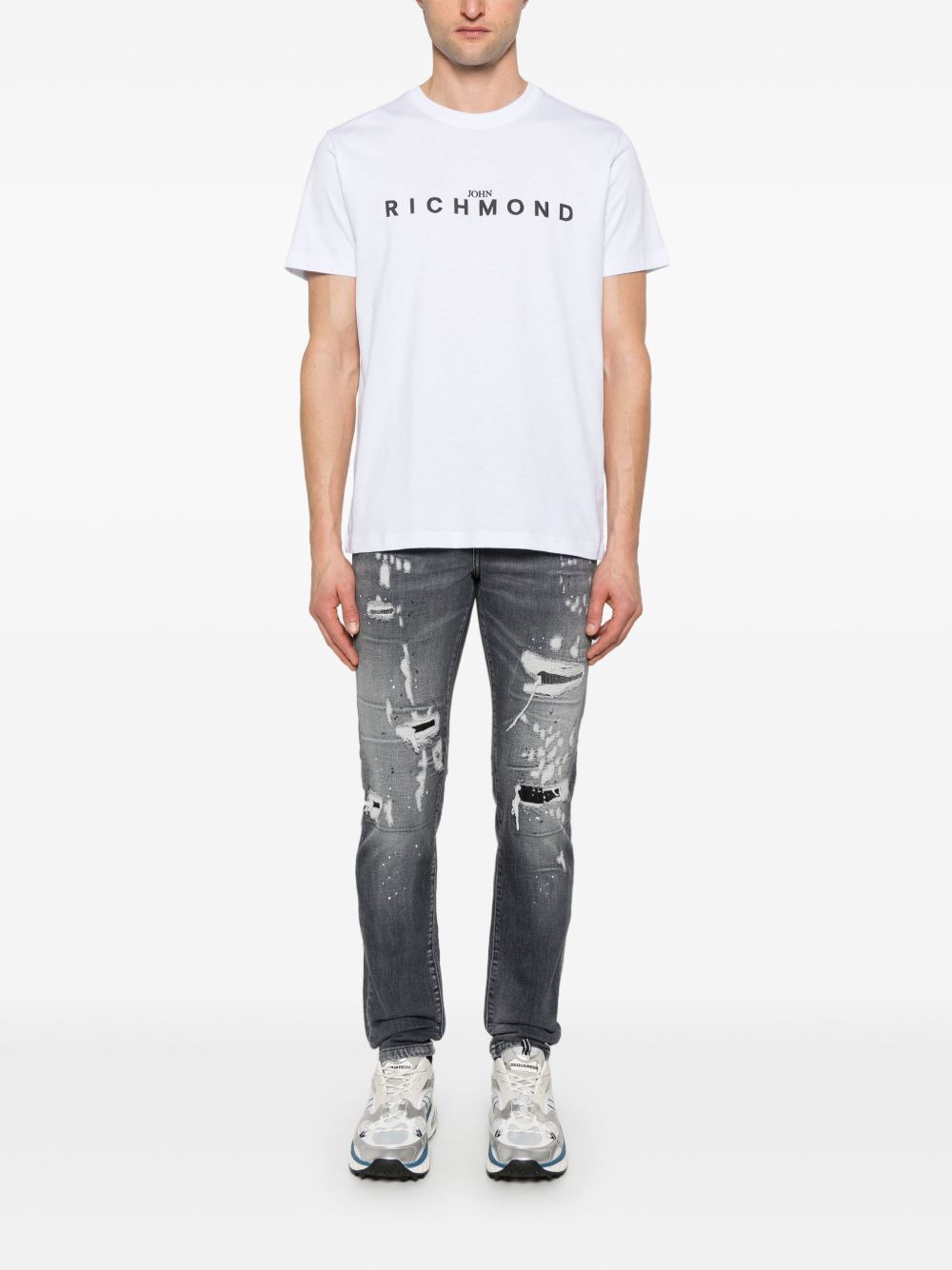 John Richmond T-shirts and Polos White RMP25190TSWHT (JOHN RICHMOND / Tシャツ・カットソー ) | JOHN RICHMOND (ジョン リッチモンド)(3)