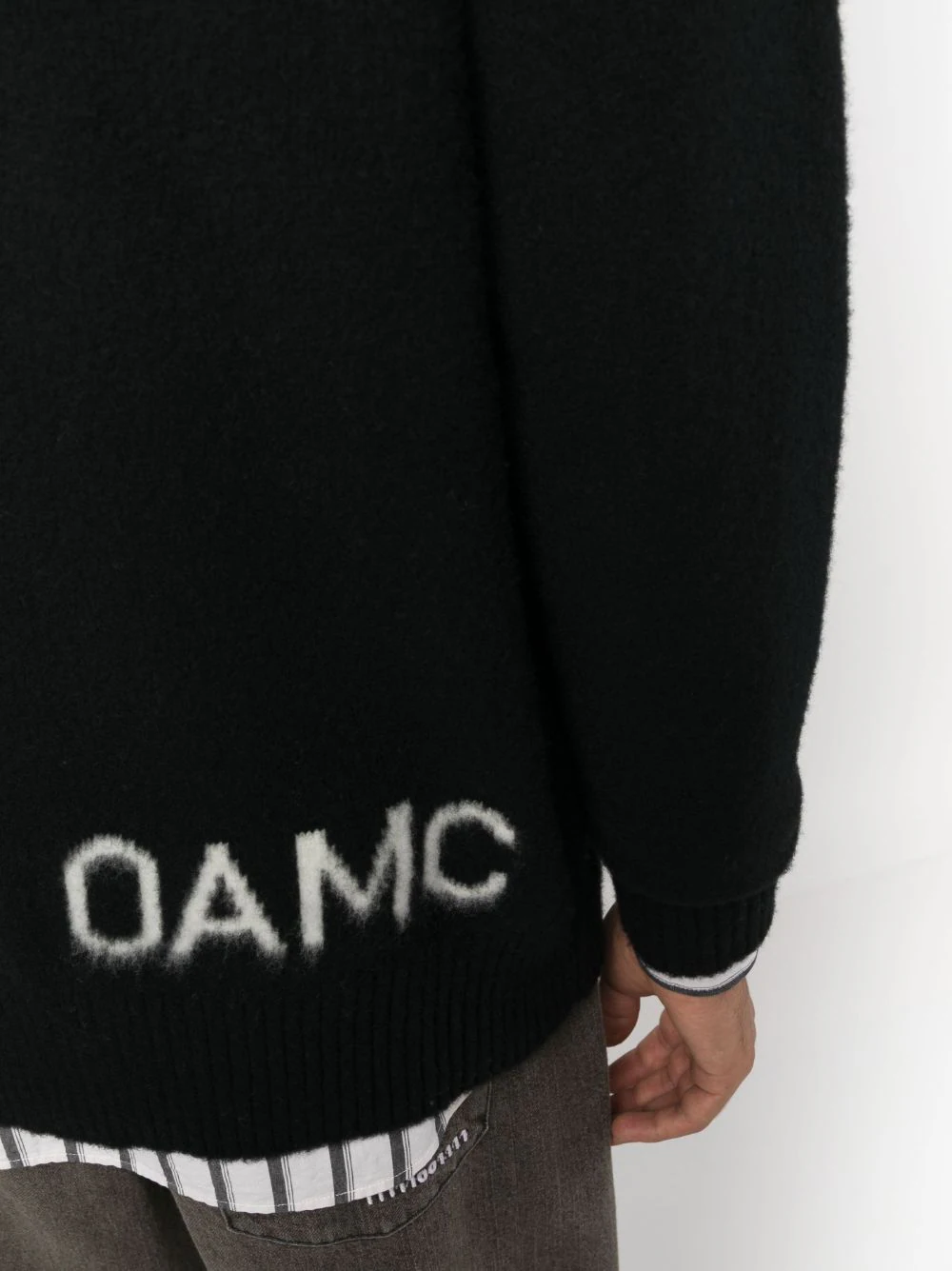 OAMC Sweaters Black 23A28OAK07FLTOA007001 (OAMC / ニット・セーター・カーディガン ) | OAMC (オーエーエムシー)(4)