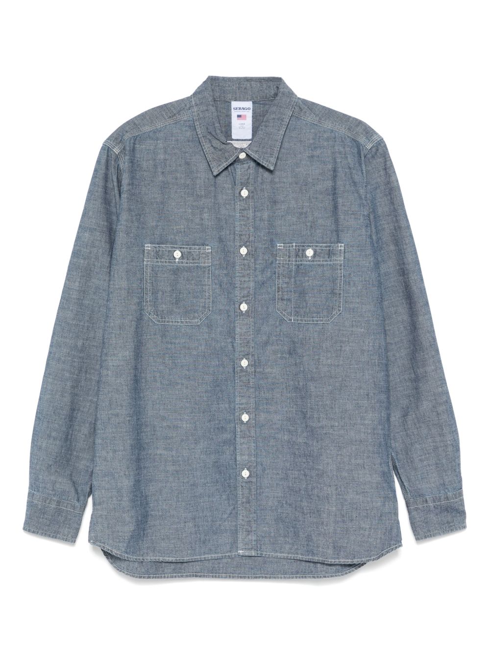 Sebago Shirts Blue 711123WSHEETBEND730 (SEBAGO / シャツ・ブラウス ) | SEBAGO (セバゴ)