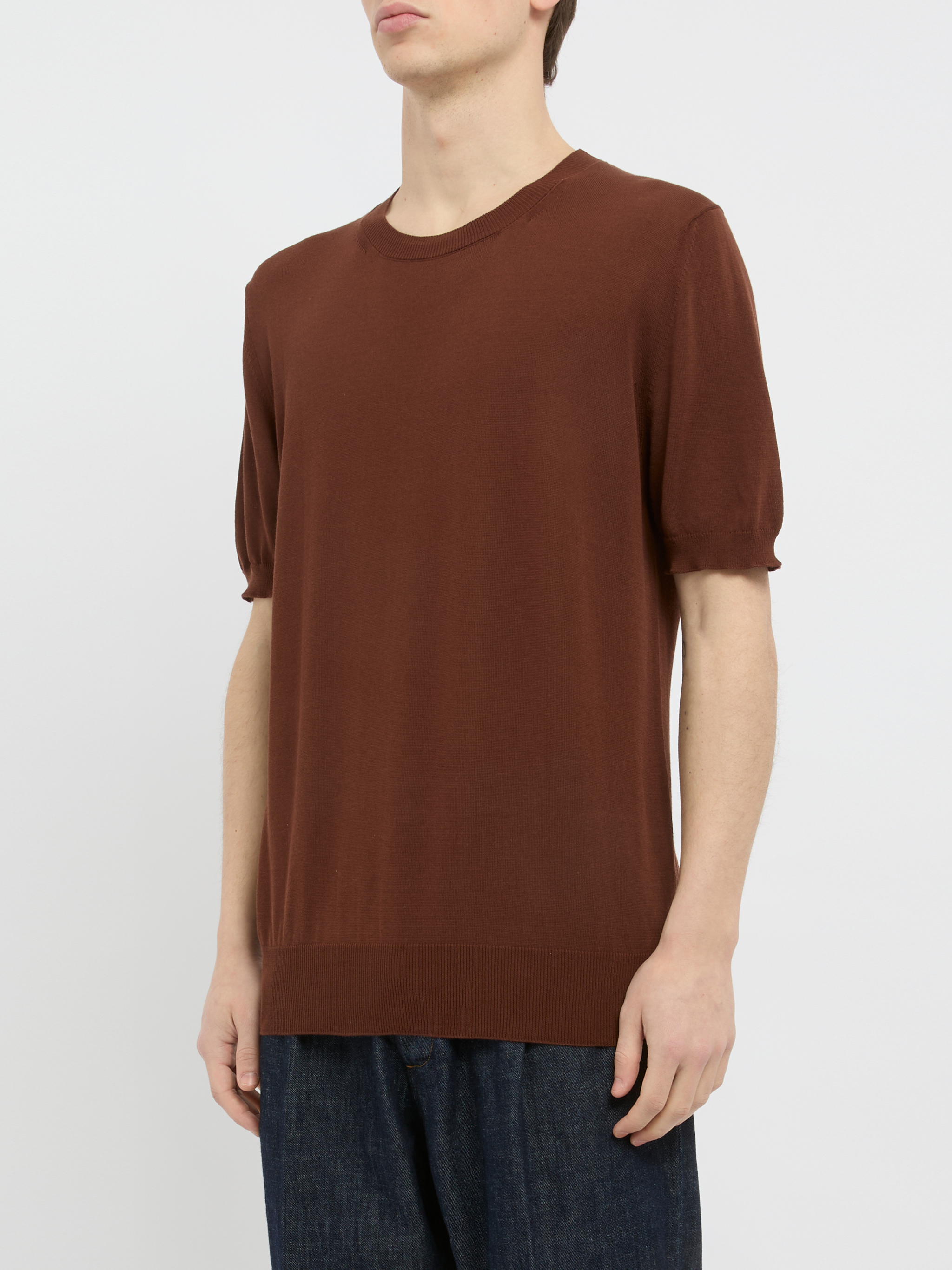 Amaranto T-shirts and Polos Brown B9D0017DU64M (AMARÁNTO / Tシャツ・カットソー ) | AMARÁNTO (アマラント)(1)