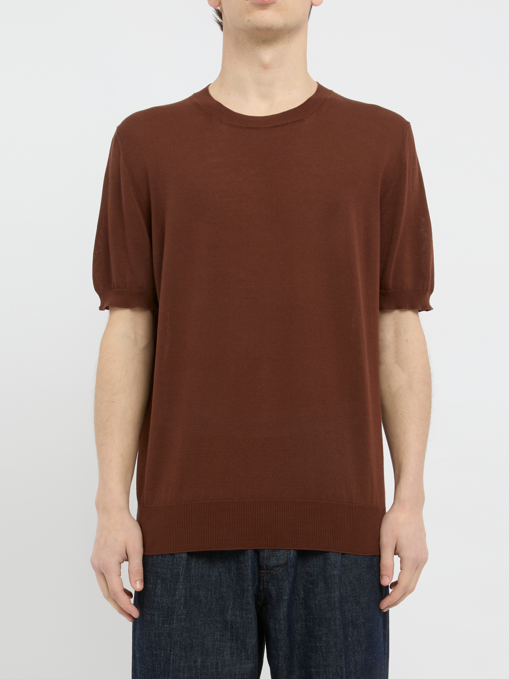 Amaranto T-shirts and Polos Brown B9D0017DU64M (AMARÁNTO / Tシャツ・カットソー ) | AMARÁNTO (アマラント)(2)