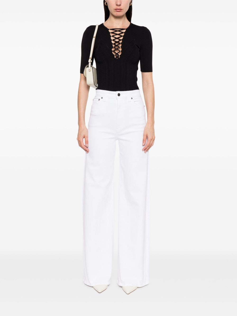 Elisabetta Franchi Top Black MK57B52E2110 (Elisabetta Franchi / Tシャツ・カットソー ) | Elisabetta Franchi (エリザベッタ フランキ)(3)