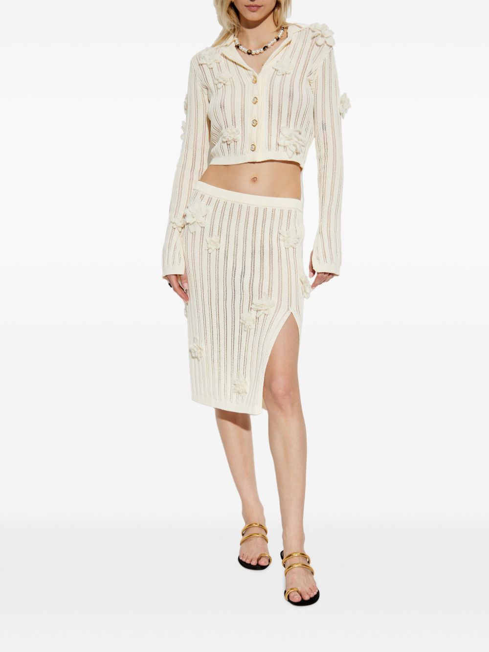 Casablanca Sweaters White WS25KW95501 (Casablanca / シャツ・ブラウス ) | Casablanca (カサブランカ)(2)