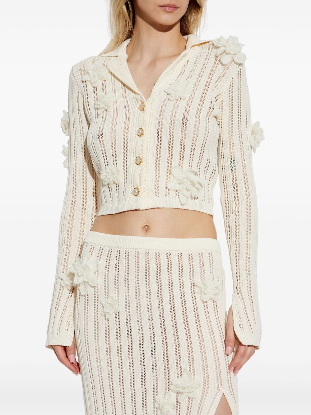 Casablanca Sweaters White WS25KW95501 (Casablanca / シャツ・ブラウス ) | Casablanca (カサブランカ)(3)