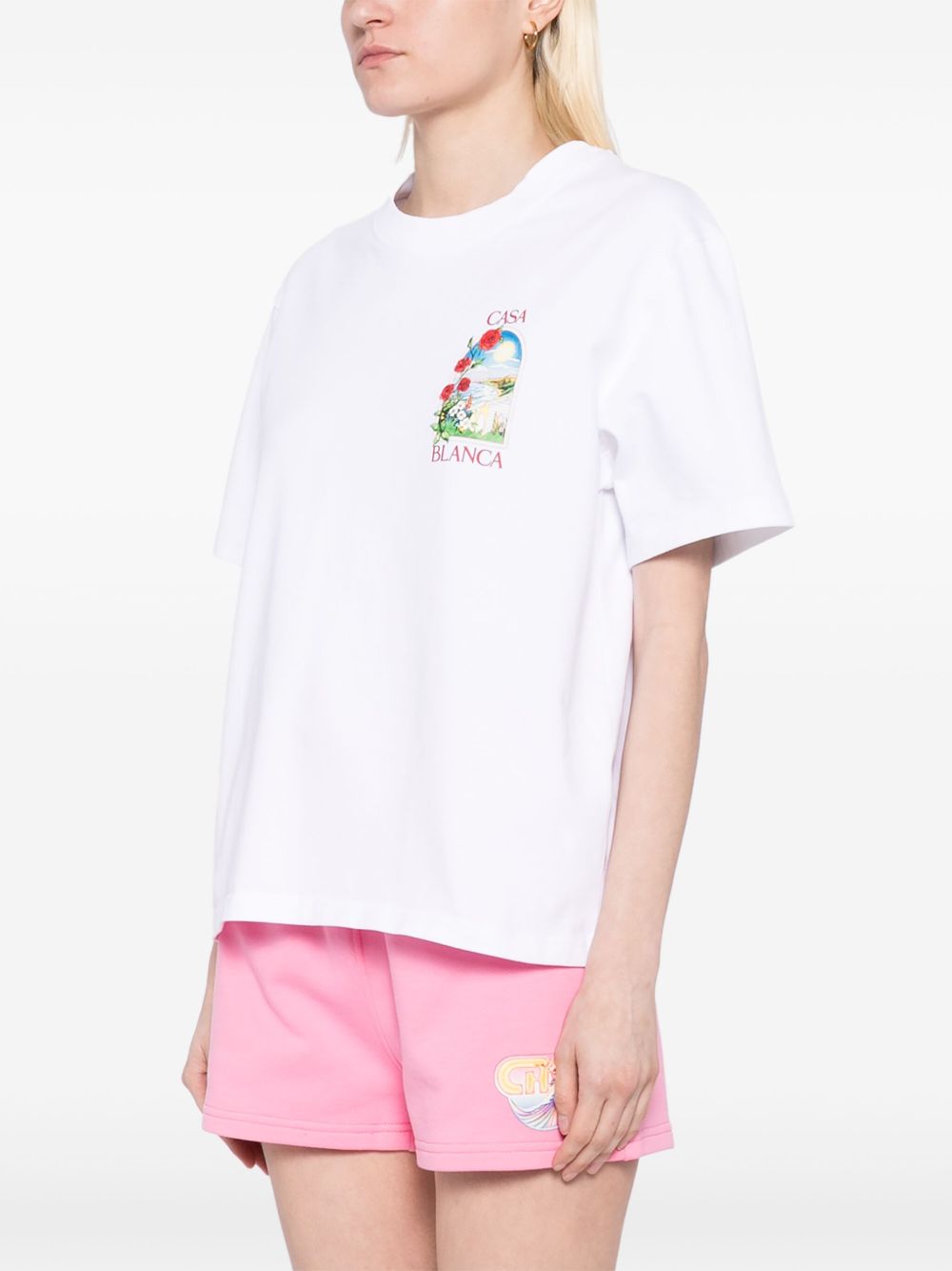 Casablanca T-shirts and Polos White WS25JTS04602 (Casablanca / Tシャツ・カットソー ) | Casablanca (カサブランカ)(1)