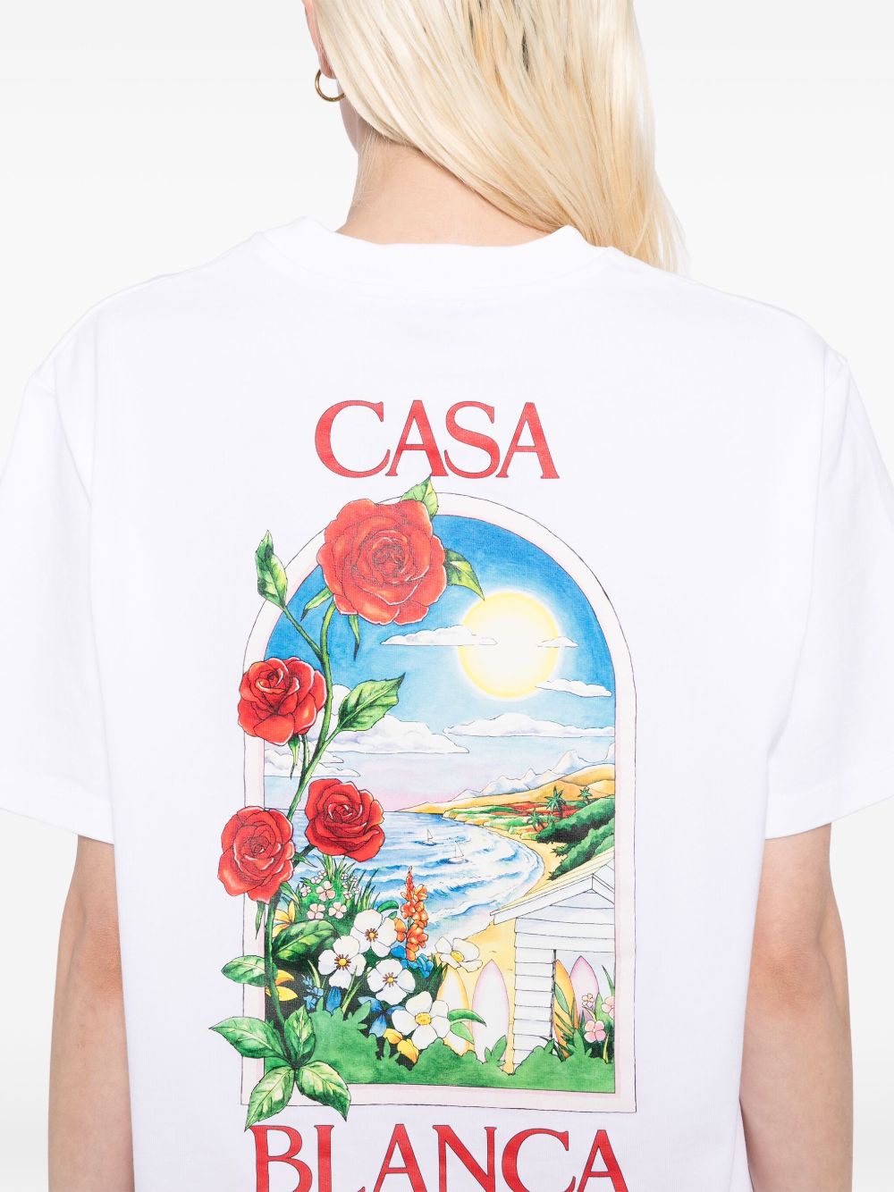 Casablanca T-shirts and Polos White WS25JTS04602 (Casablanca / Tシャツ・カットソー ) | Casablanca (カサブランカ)(2)