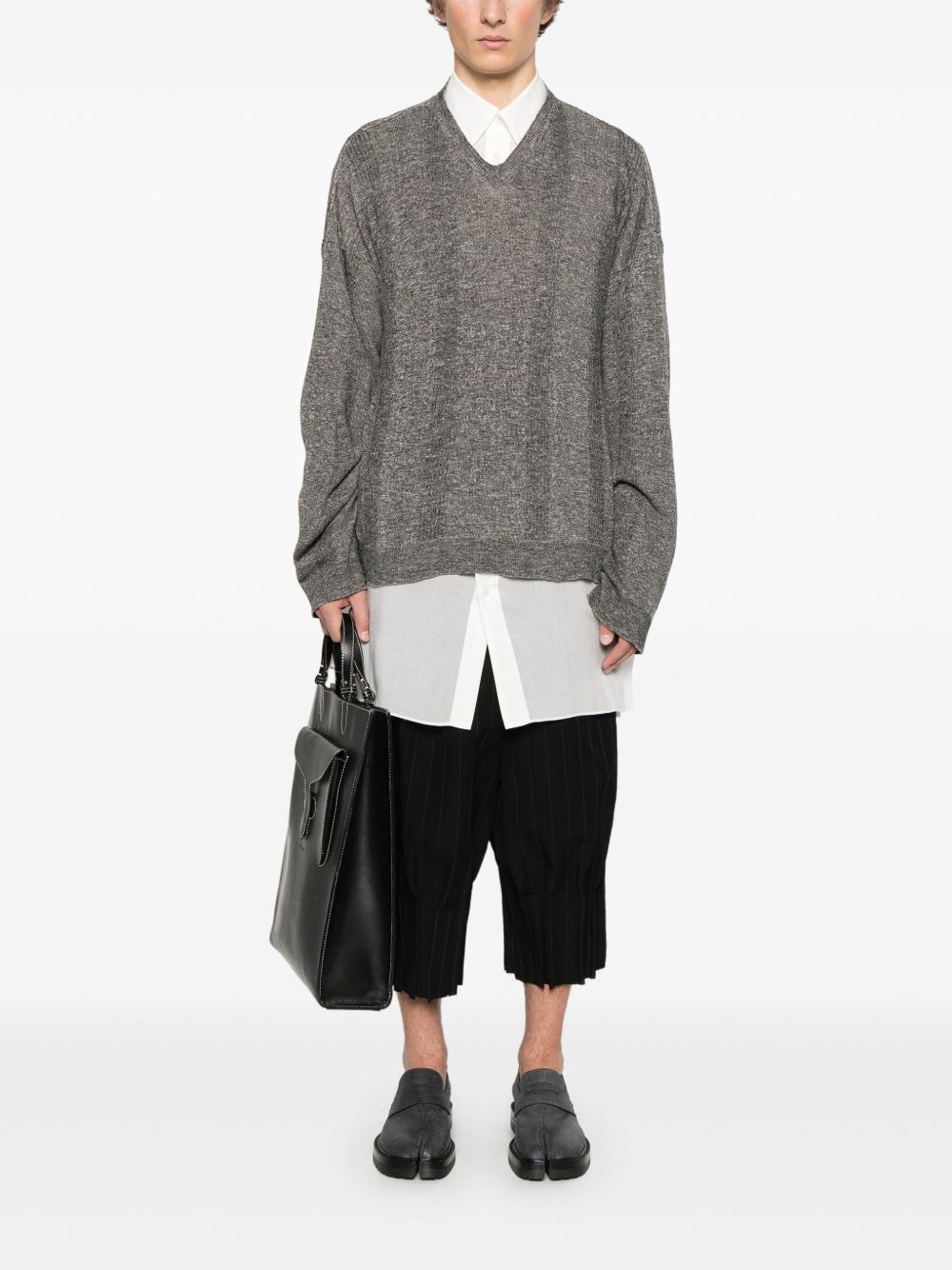 Maison Margiela Sweaters Grey S50HN0012M13097900F (Maison Margiela / ニット・セーター・カーディガン ) | Maison Margiela (メゾン マルジェラ)(1)