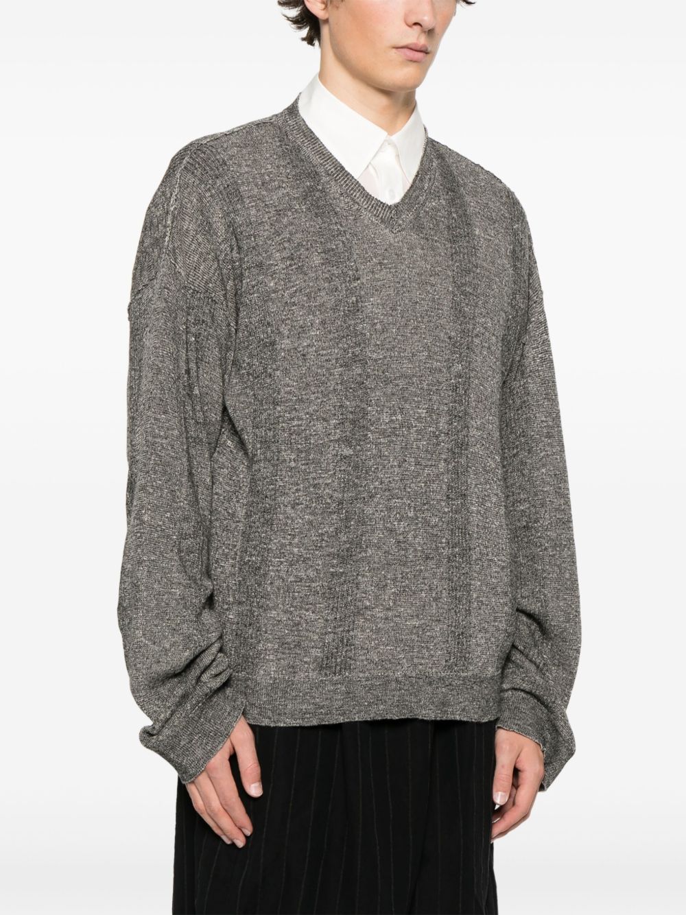 Maison Margiela Sweaters Grey S50HN0012M13097900F (Maison Margiela / ニット・セーター・カーディガン ) | Maison Margiela (メゾン マルジェラ)(3)